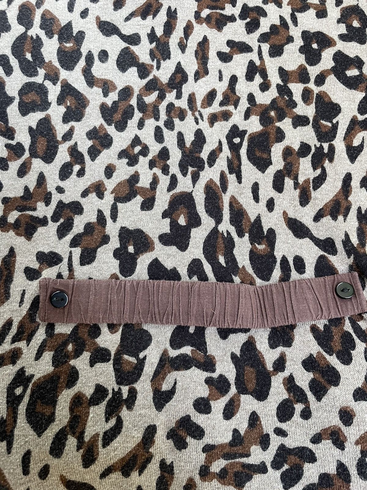 Adolfo Dominguez Adolfo Dominguez Leaopard Cardigan Pockets Brown RARE Size S / US 4 / IT 40 - 6 Thumbnail