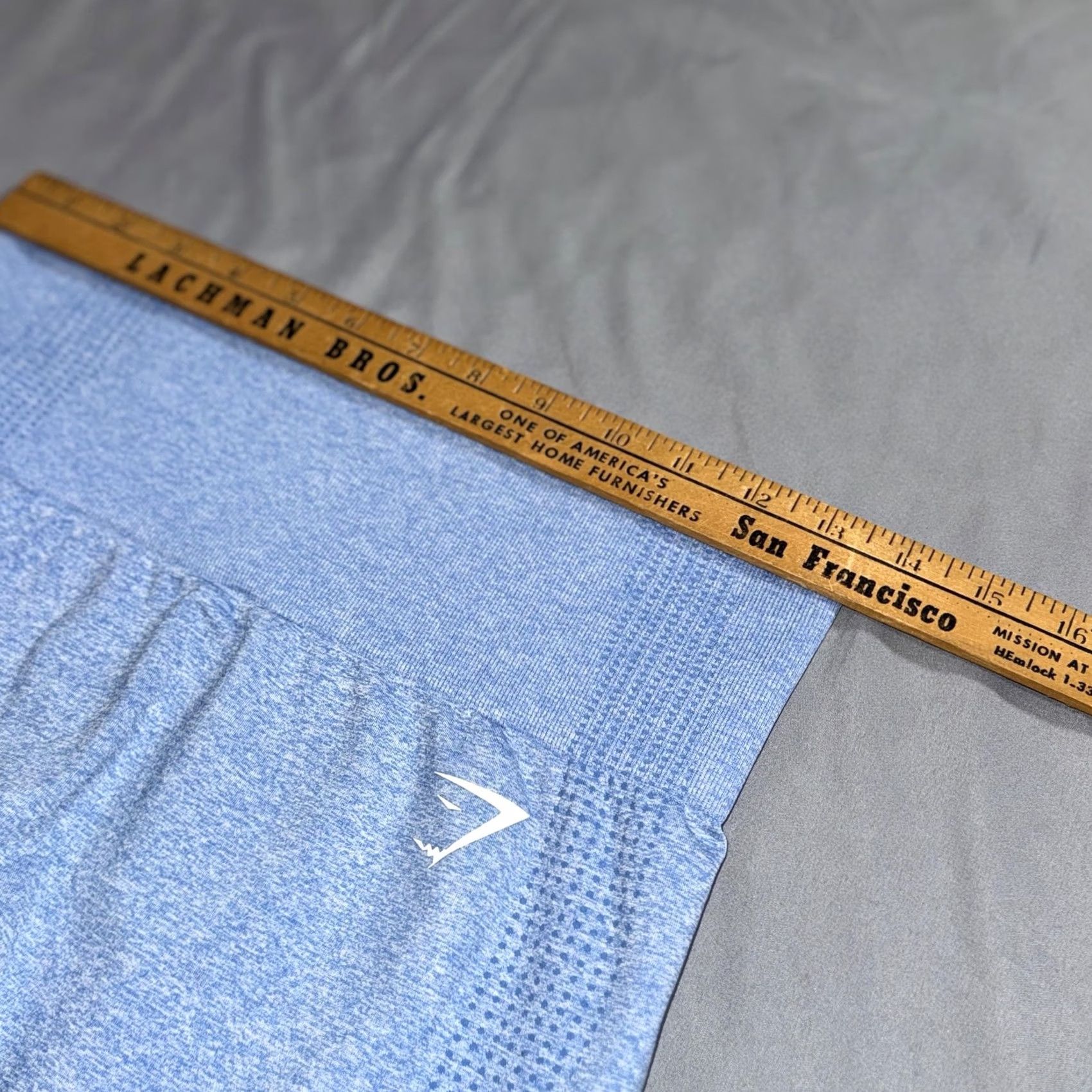 Gymshark Gymshark Leggings Womens Small Blue Energy Seamless High Rise Textured Yoga Size 28" / US 6 / IT 42 - 5 Thumbnail