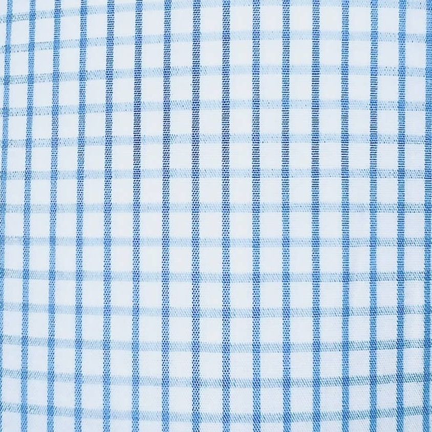 Eredipisano Eredi Pisano Blue/White Dress Shirt | Size 18 Size US L / EU 52-54 / 3 - 5 Thumbnail