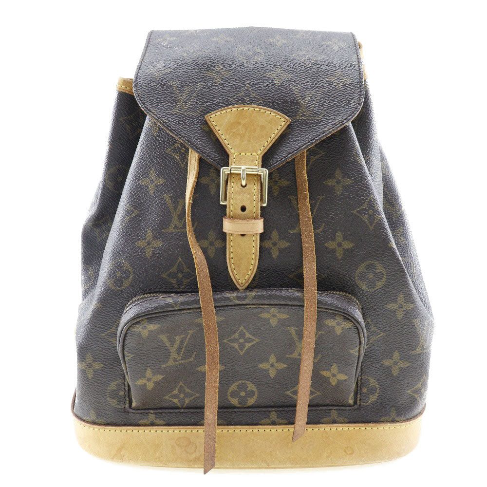 Louis Vuitton Montsouris Brown Canvas Backpack Bag (Pre-Owned) Size ONE SIZE - 1 Thumbnail