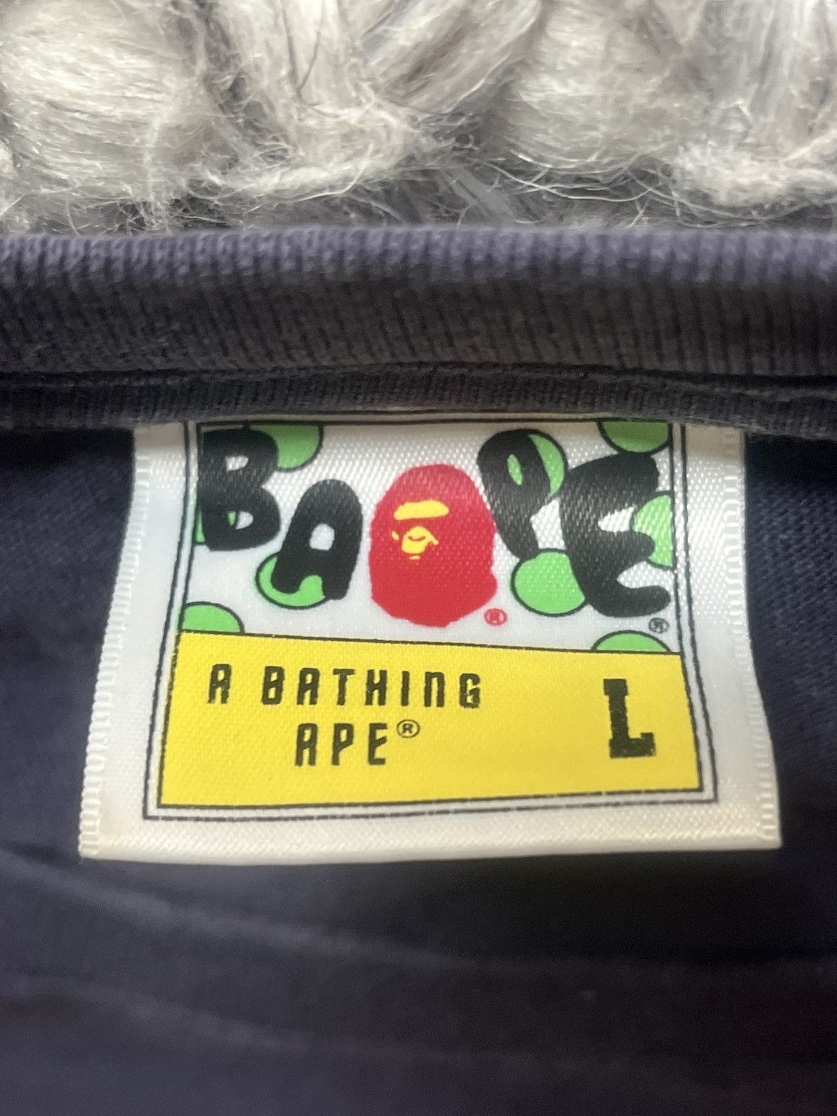 Bape BAPE Multi Color Rasta College Logo Tee Blue Size US L / EU 52-54 / 3 - 3 Thumbnail