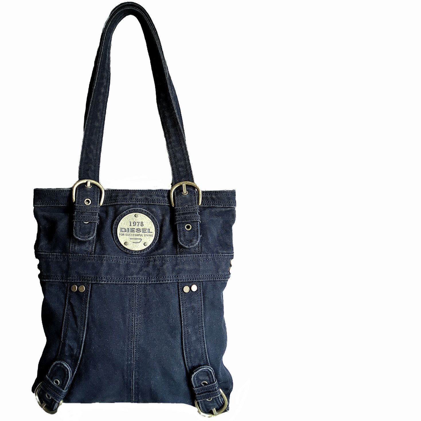 Diesel Diesel vintage y2k tech hardware logo denim shoulder bag Size ONE SIZE - 2 Thumbnail