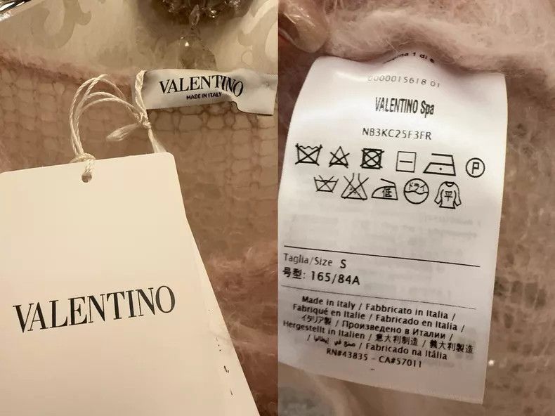 Valentino Valentino Pink mohair cut-out top Size S / US 4 / IT 40 - 4 Thumbnail