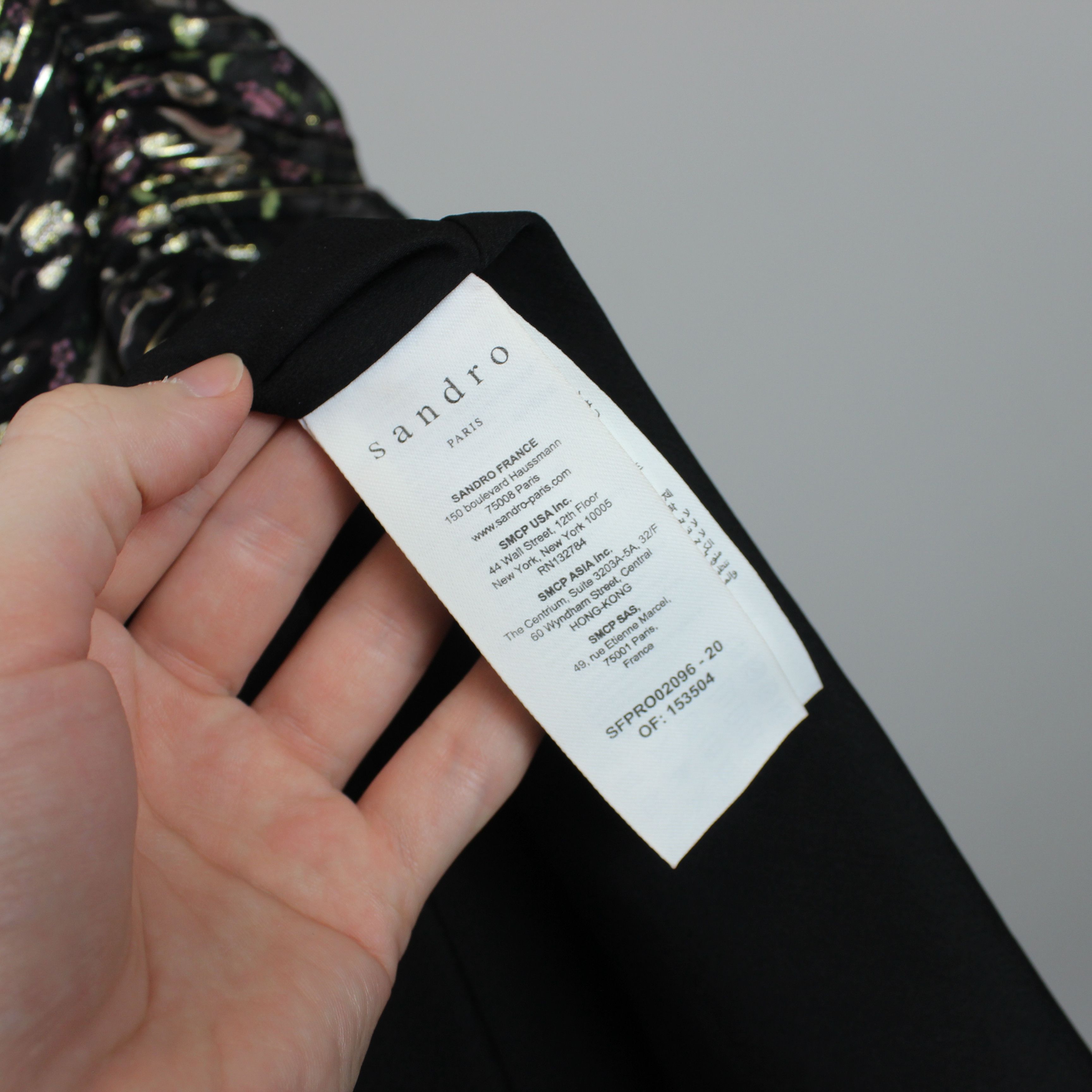 Sandro Sandro Paris dress women Dinna Printed 38 silk Size XS / US 0-2 / IT 36-38 - 14 Thumbnail