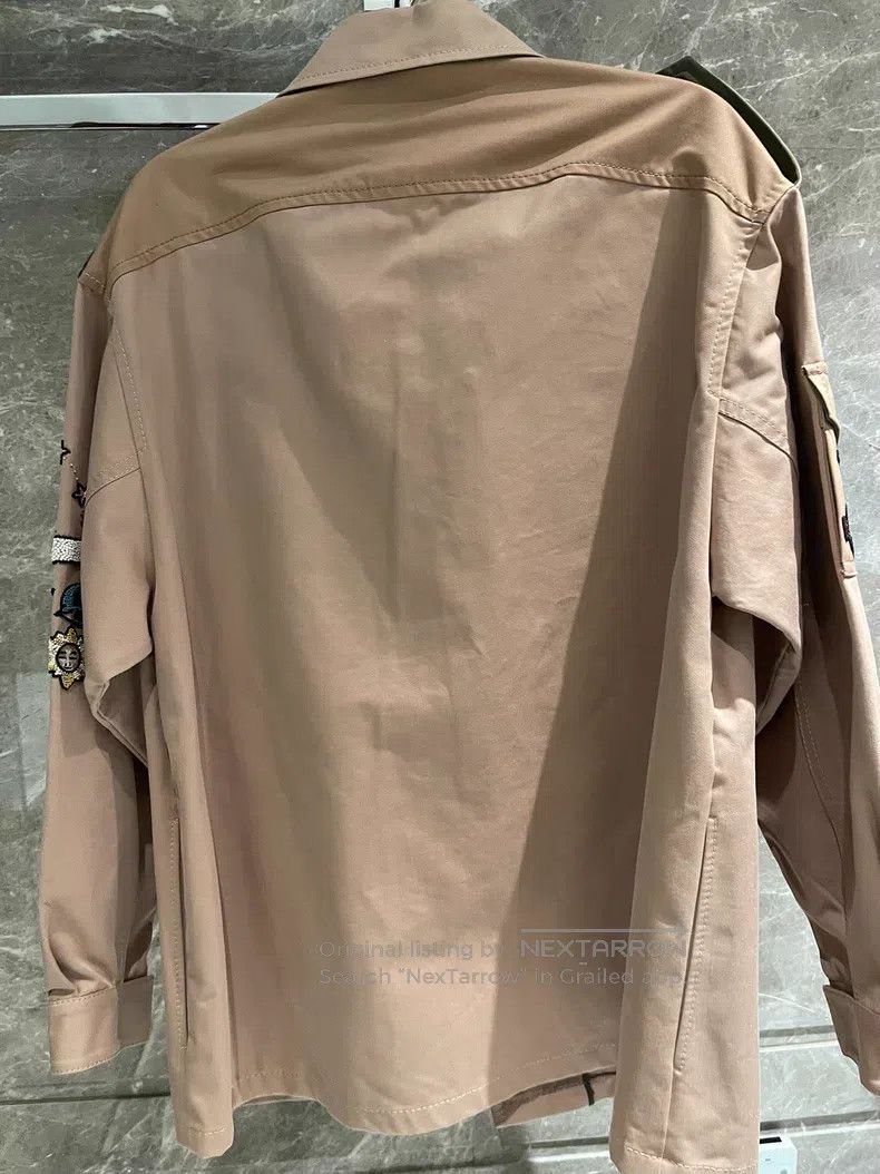 Valentino Valentino Heavy embroidered pink denim jacket Size US M / EU 48-50 / 2 - 7 Thumbnail