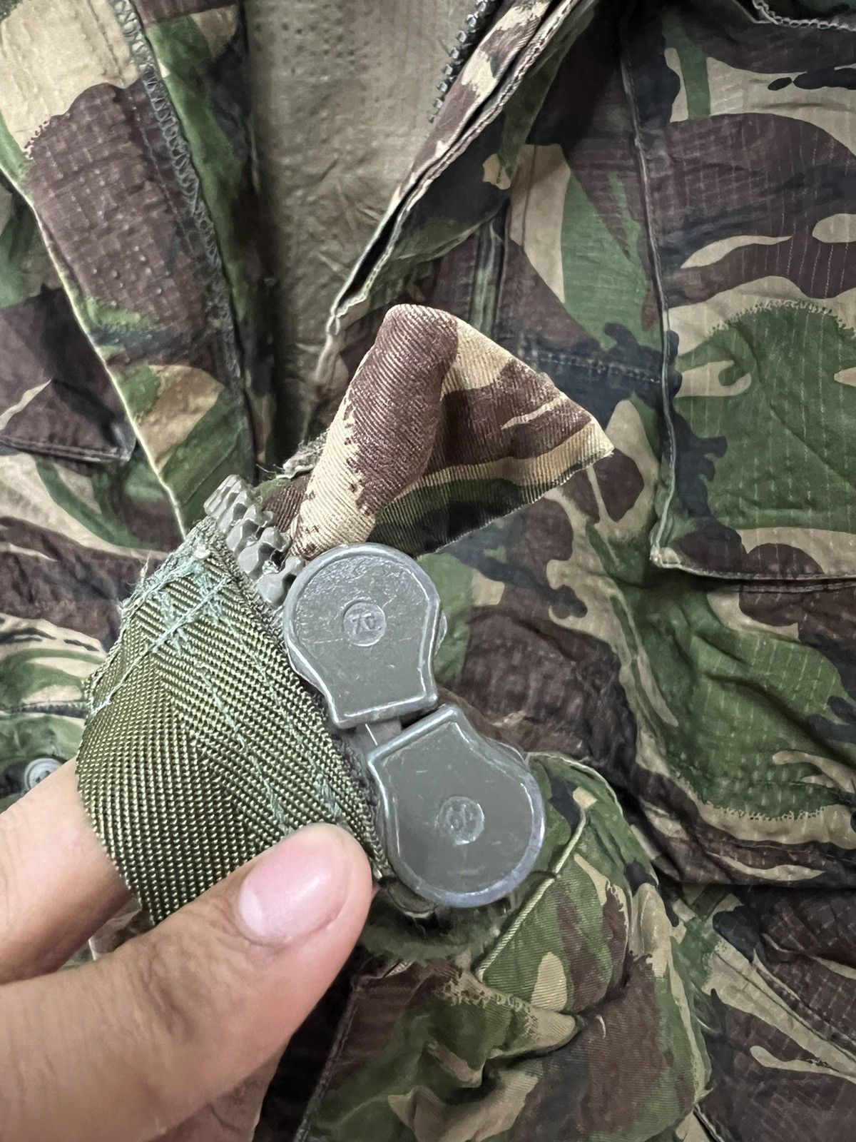 Nigel Cabourn Vintage Military DPM Field Jacket Multi pocket Camouflage Size US XL / EU 56 / 4 - 6 Thumbnail