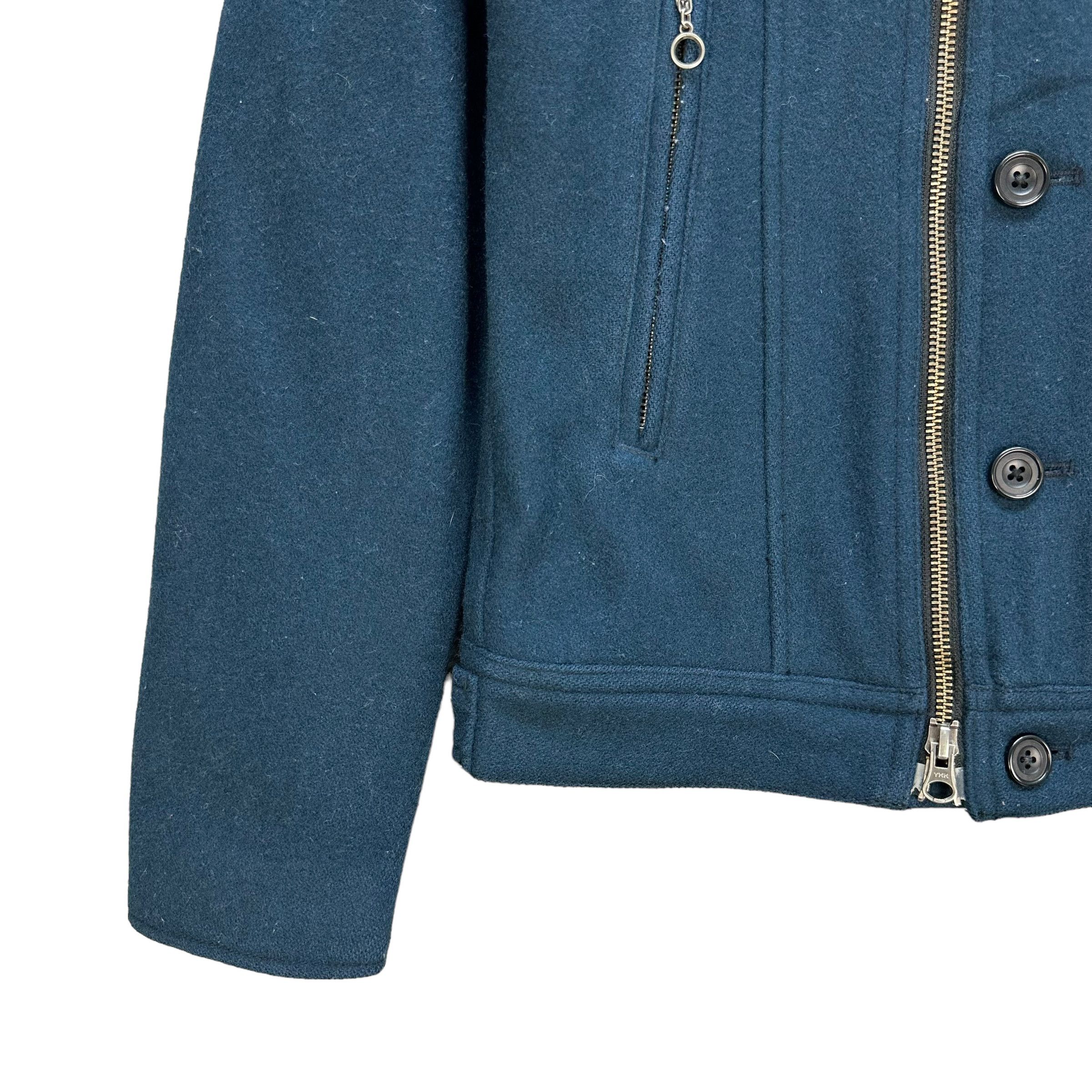 Japanese Brand EDGE RUPERT Double Collar Wool Jacket #A21-0497 Size US S / EU 44-46 / 1 - 4 Thumbnail