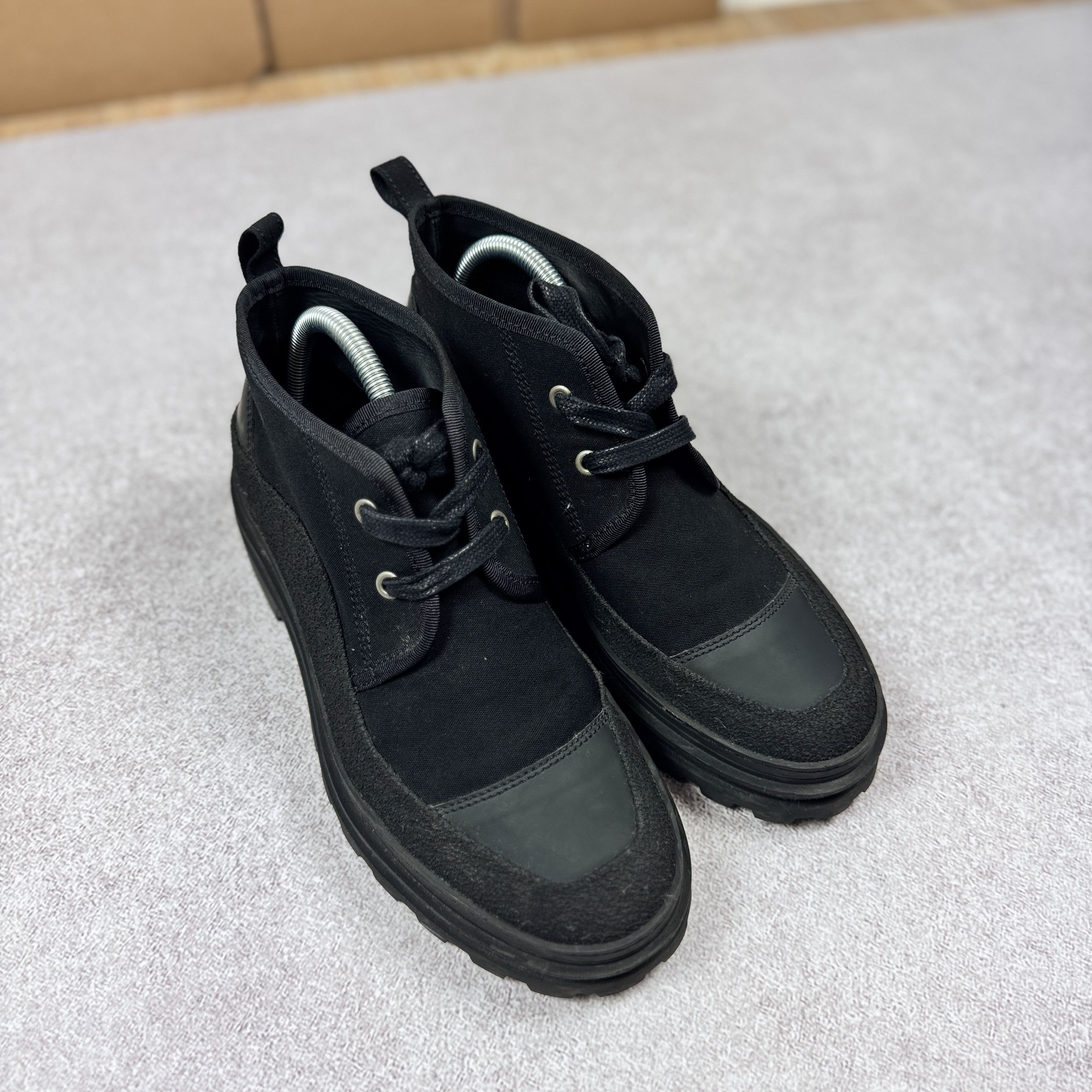 A.P.C. New A.P.C. Rue Madame Paris Men Black Boots Size 40 Size US 7 / EU 40 - 6 Thumbnail