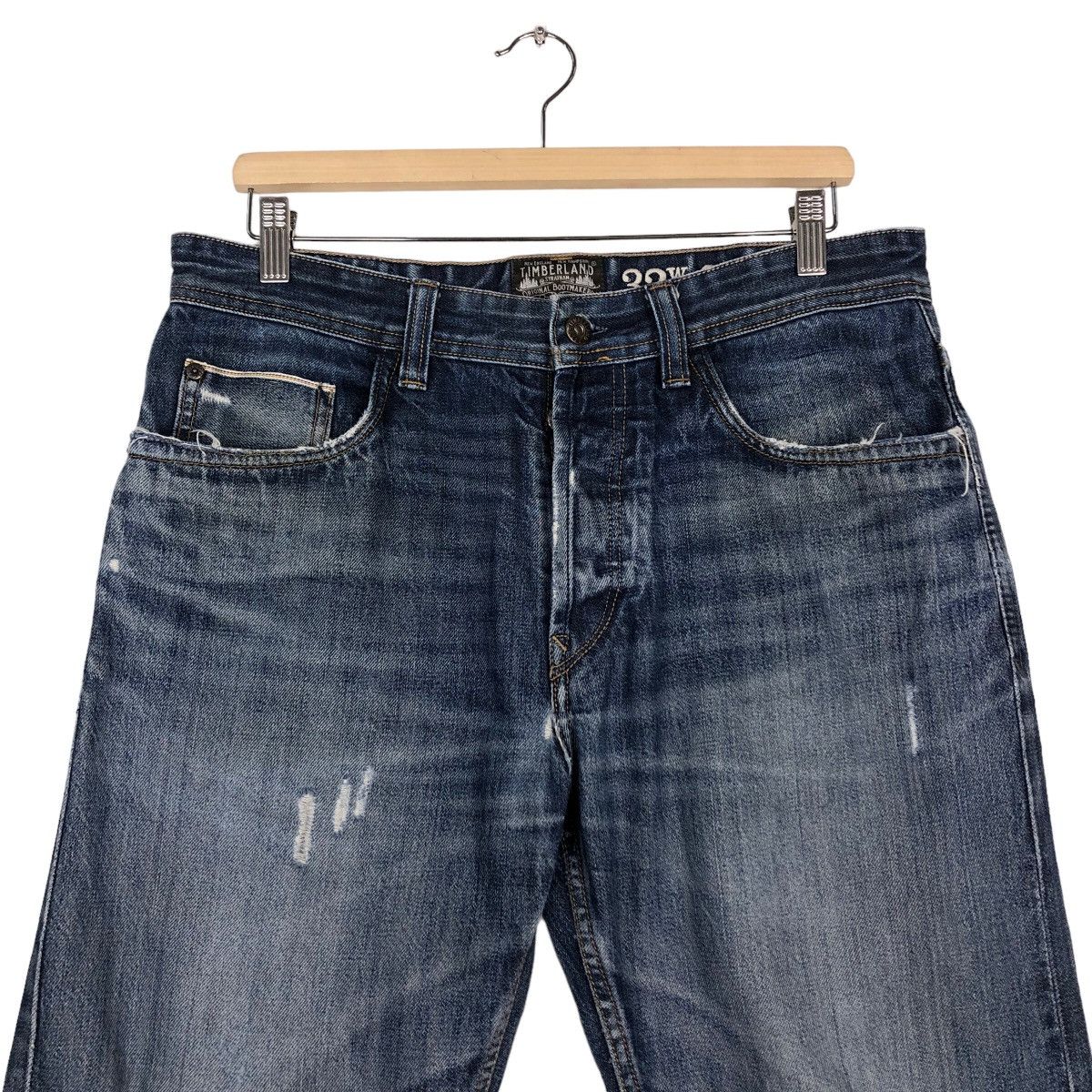Japanese Brand 🔥Vintage Denim Jeans Red Line Timberland Size US 32 / EU 48 - 3 Thumbnail