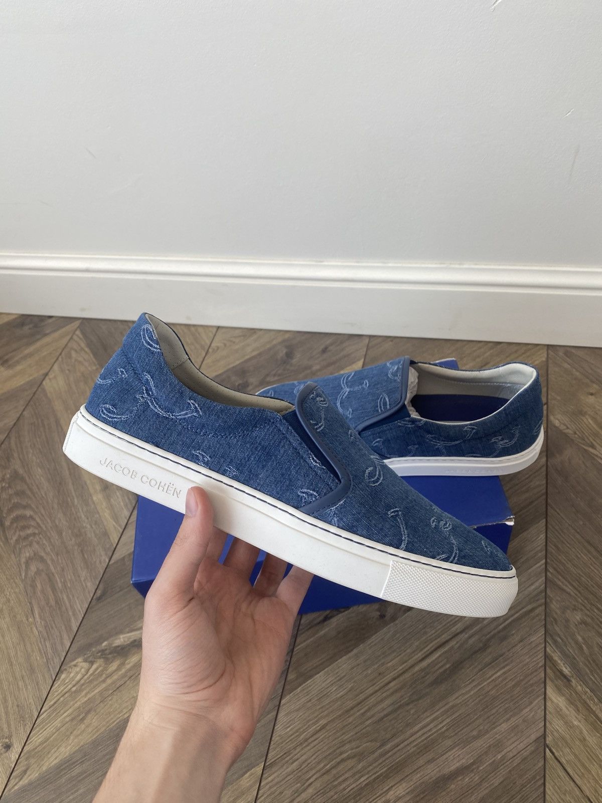Jacob Cohen JACOB COHEN | SLIP ON 01023 038 blue Size US 9 / EU 42 - 1 Thumbnail