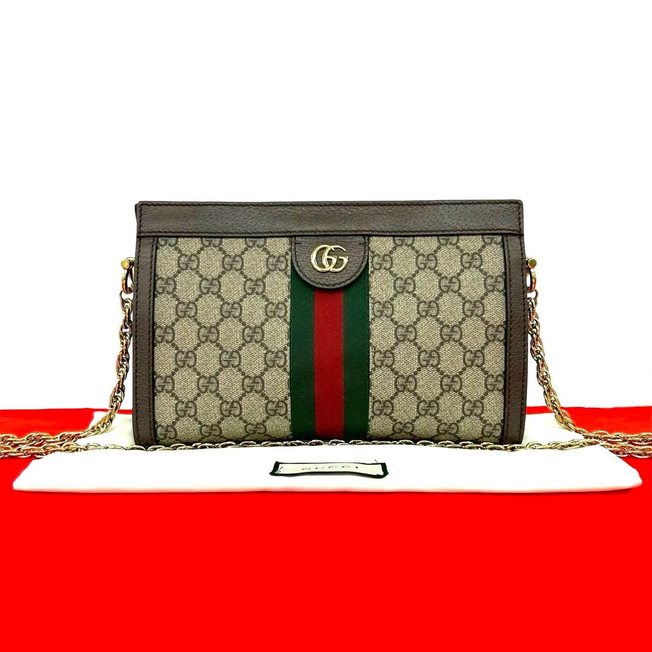 Gucci Gucci Gucci Ophidia GG Leather Shoulder Bag Leather Shoulder Bag 503877 520981 DUTY FREE for USA Size ONE SIZE - 1 Thumbnail