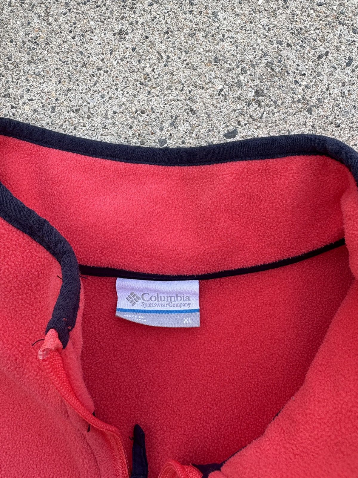 Columbia Columbia Mountain Crest Salmon Zip Up Fleece Jacket Size XL Size US XL / EU 56 / 4 - 3 Thumbnail