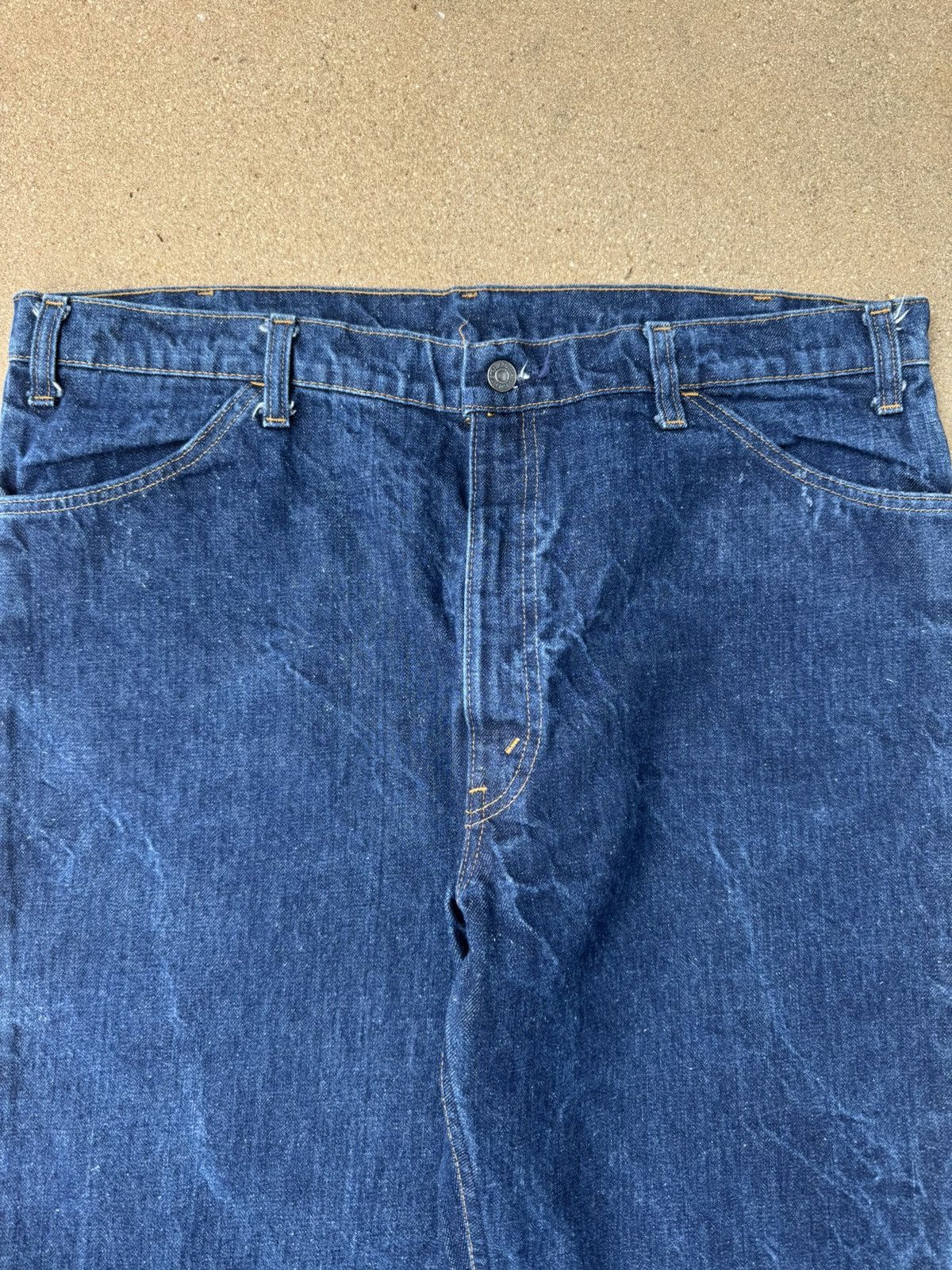 Vintage Vtg 70’s Levi’s 646 Orange Tab Bellbottom Flare Jeans 41x29 Size US 41 - 4 Thumbnail