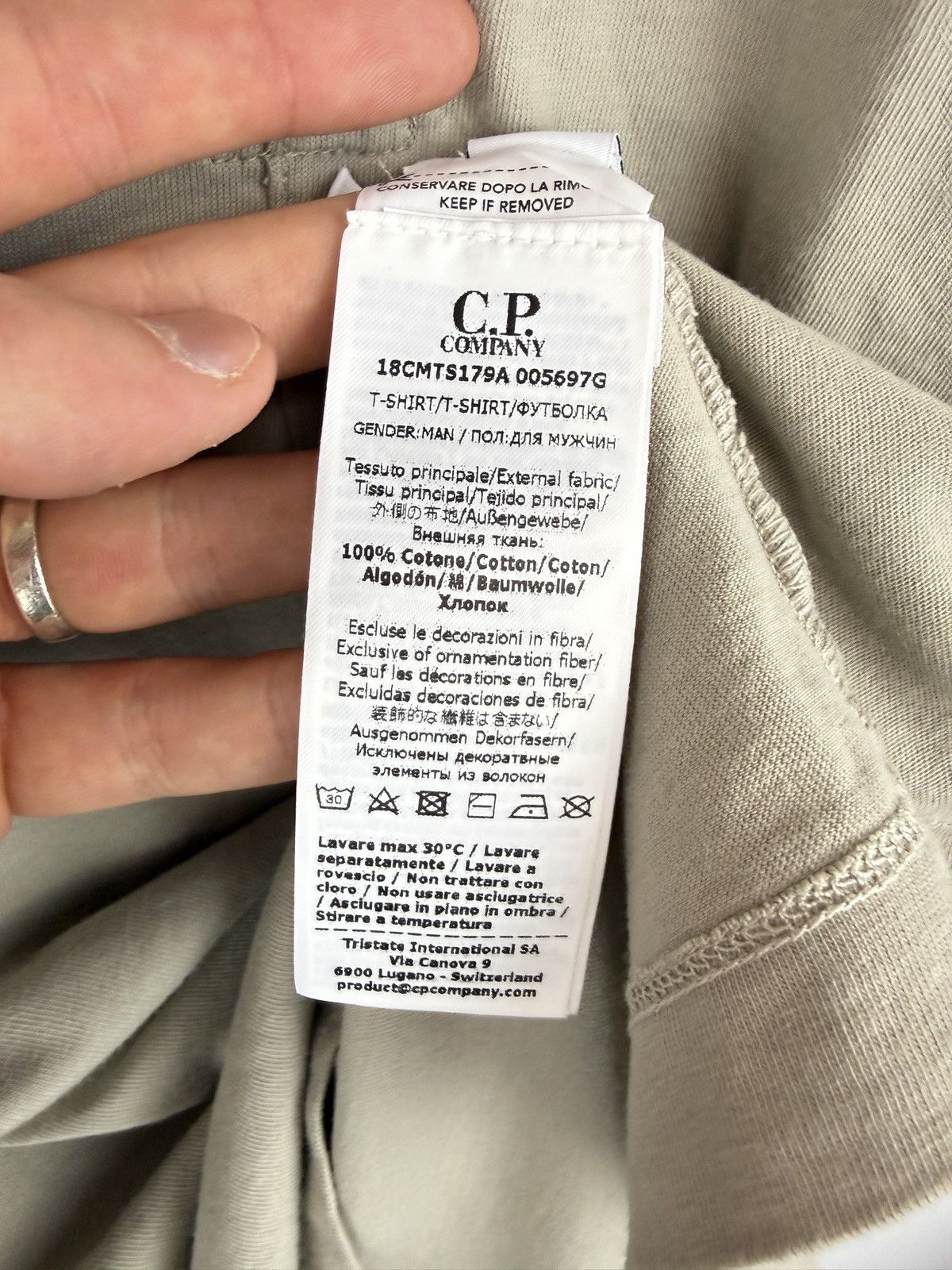 C.P. Company Grey C.P. Company t-shirt (brand new with tags) Size US XXL / EU 58 / 5 - 10 Thumbnail