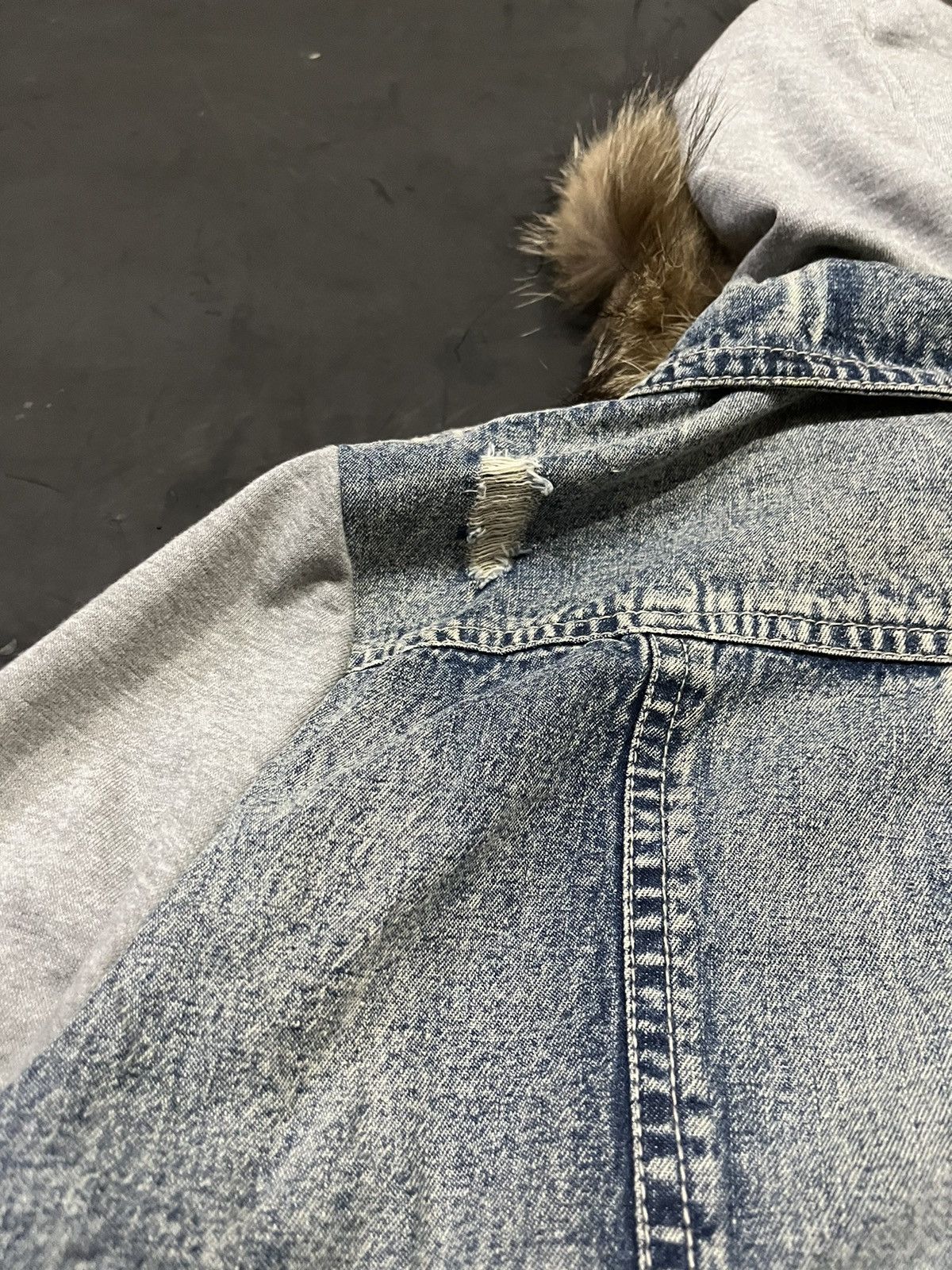 Japanese Brand Dig deep fur hoodie ifsixwasnine lgb styled Size US M / EU 48-50 / 2 - 6 Thumbnail