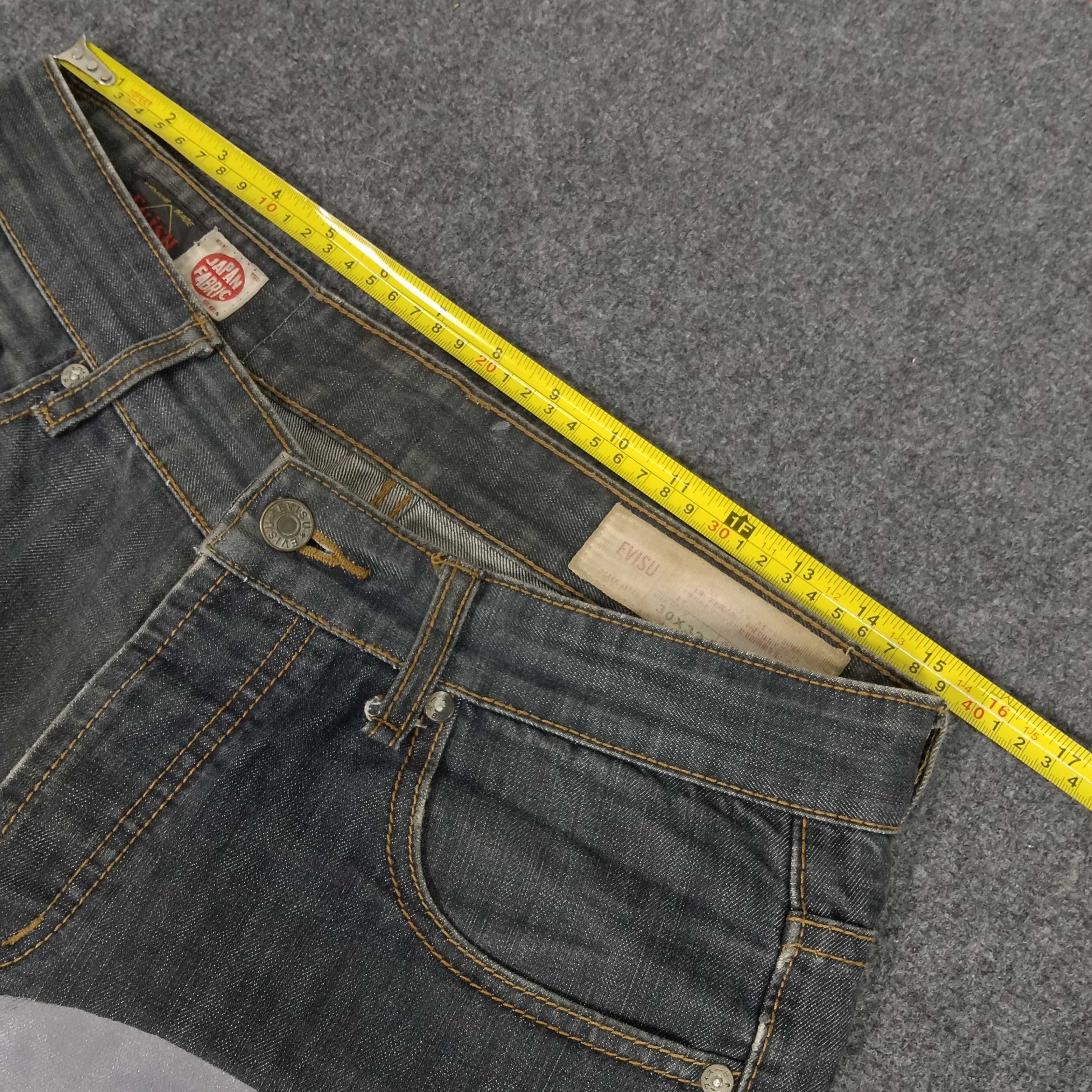 Japanese Brand × Vintage Evisu Japanese Brand Daicock Custom Art Denim Jeans Size US 31 - 10 Thumbnail