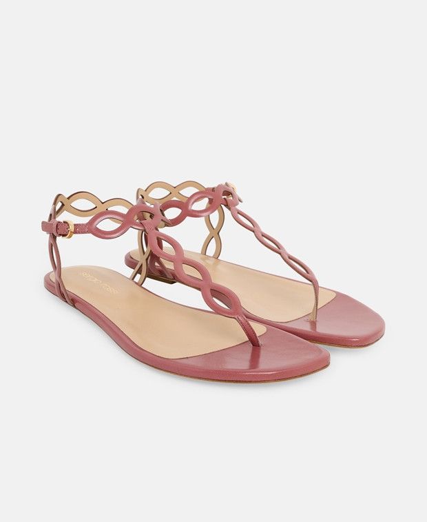 Sergio Rossi Ankle strap sandals Size US 7.5 / IT 37.5 - 1 Thumbnail