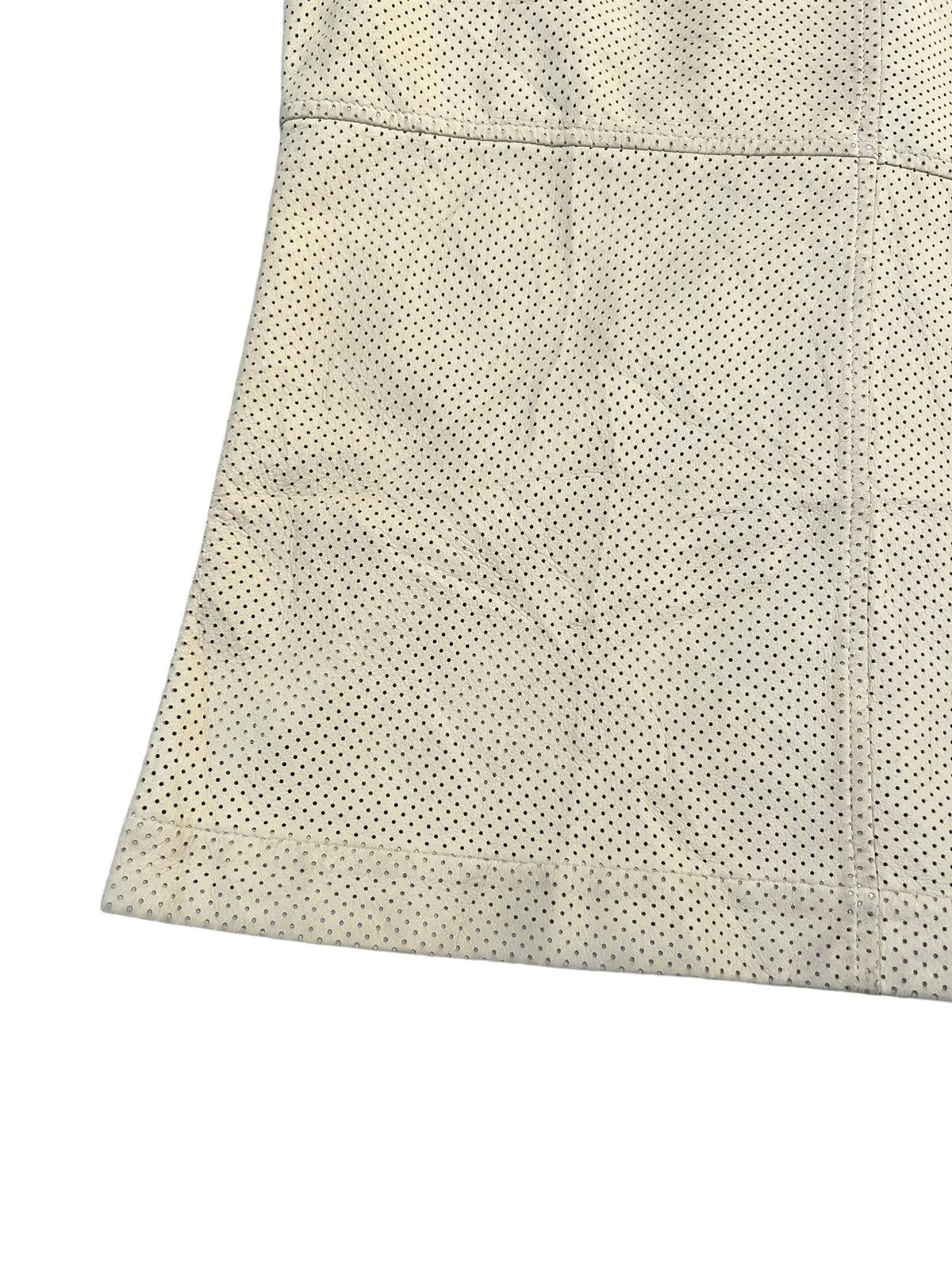 Katharine Hamnett London Vintage KHL Sheepskin Mesh Leather Shirt Sleeveless Size US S / EU 44-46 / 1 - 15 Thumbnail