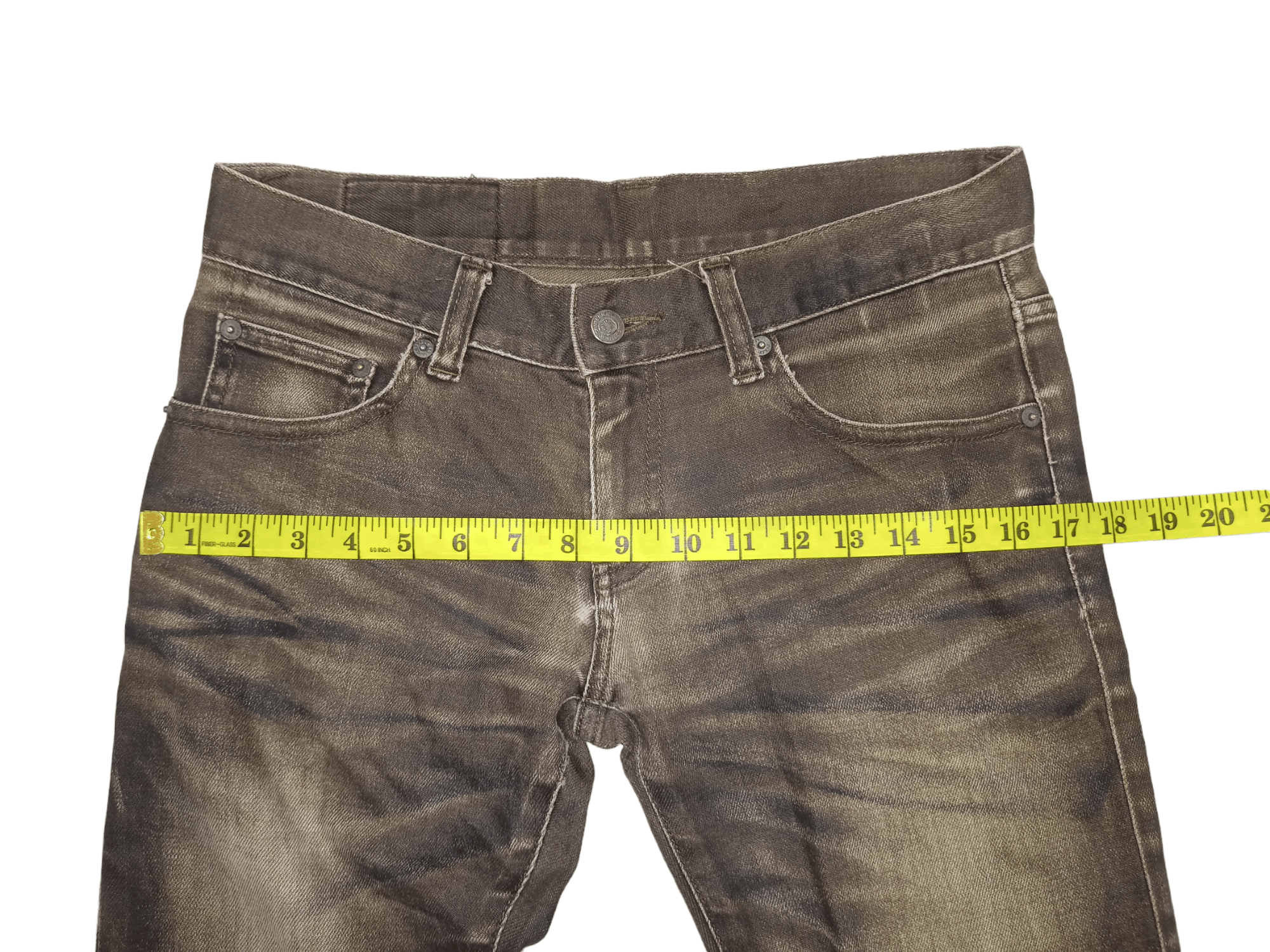 Tornado Mart Tornado Mart Stretchable Mud Washed Flared Denim Size US 30 / EU 46 - 19 Thumbnail