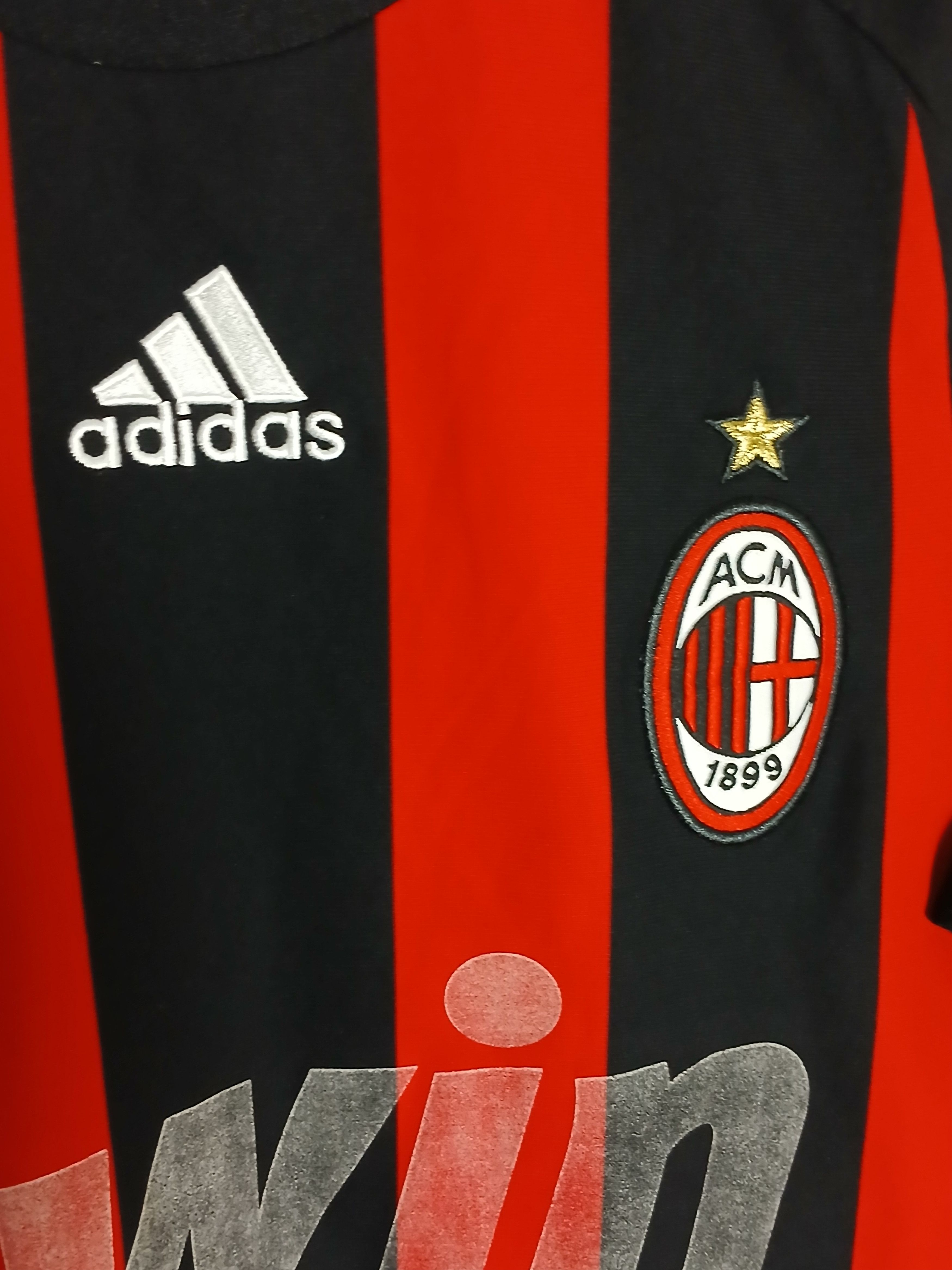 Other Milan 2008/2009 Home Football Jersey T-Shirt Size US M / EU 48-50 / 2 - 3 Thumbnail