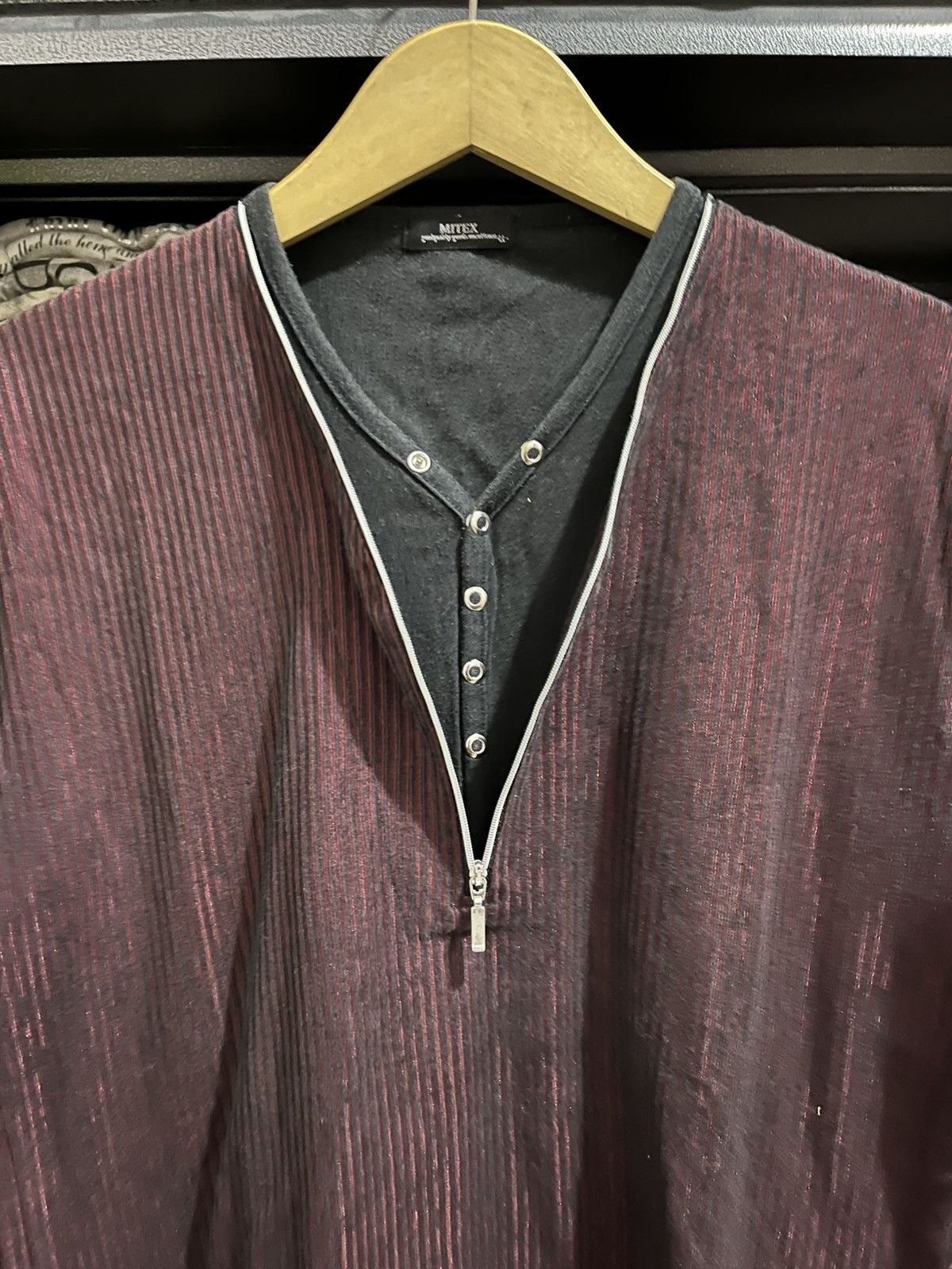 If Six Was Nine × Japanese Brand × Le Grande Bleu (L.G.B.) Mitex double collar ifsixwasnine Lgb styled Size US M / EU 48-50 / 2 - 2 Thumbnail