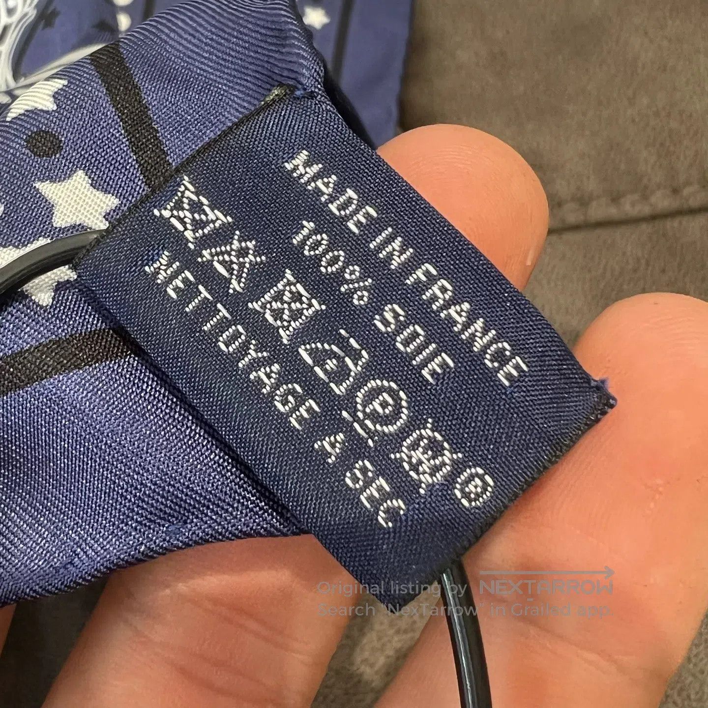 Hermes Hermes Sarong Blue Size ONE SIZE - 2 Thumbnail