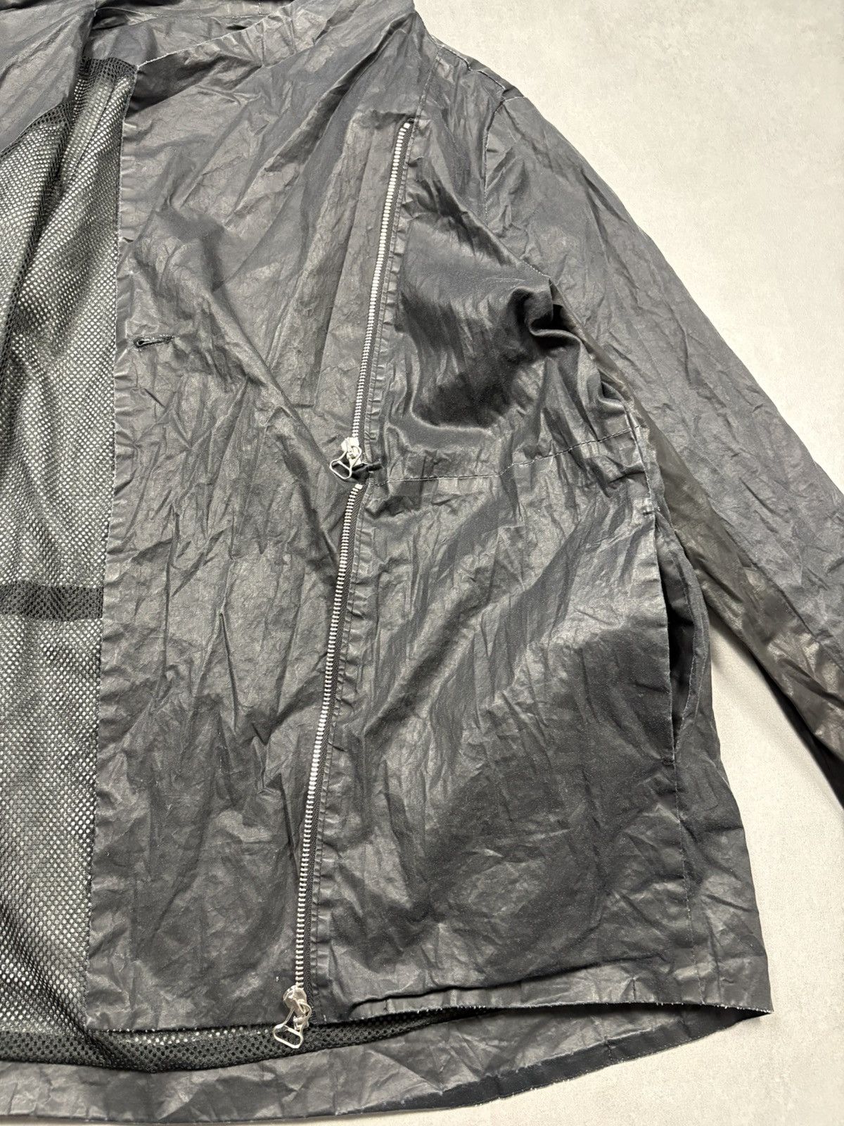 Other Art Point Asymmetric Zip Jacket Avant Garde Minimal Techwear Size S / US 4 / IT 40 - 9 Thumbnail