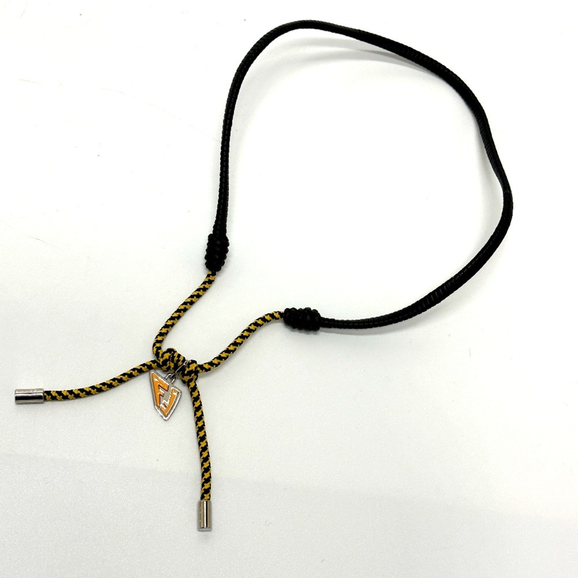 Fendi Fendi Choker Accessories Necklace Black yellow Size ONE SIZE - 1 Thumbnail
