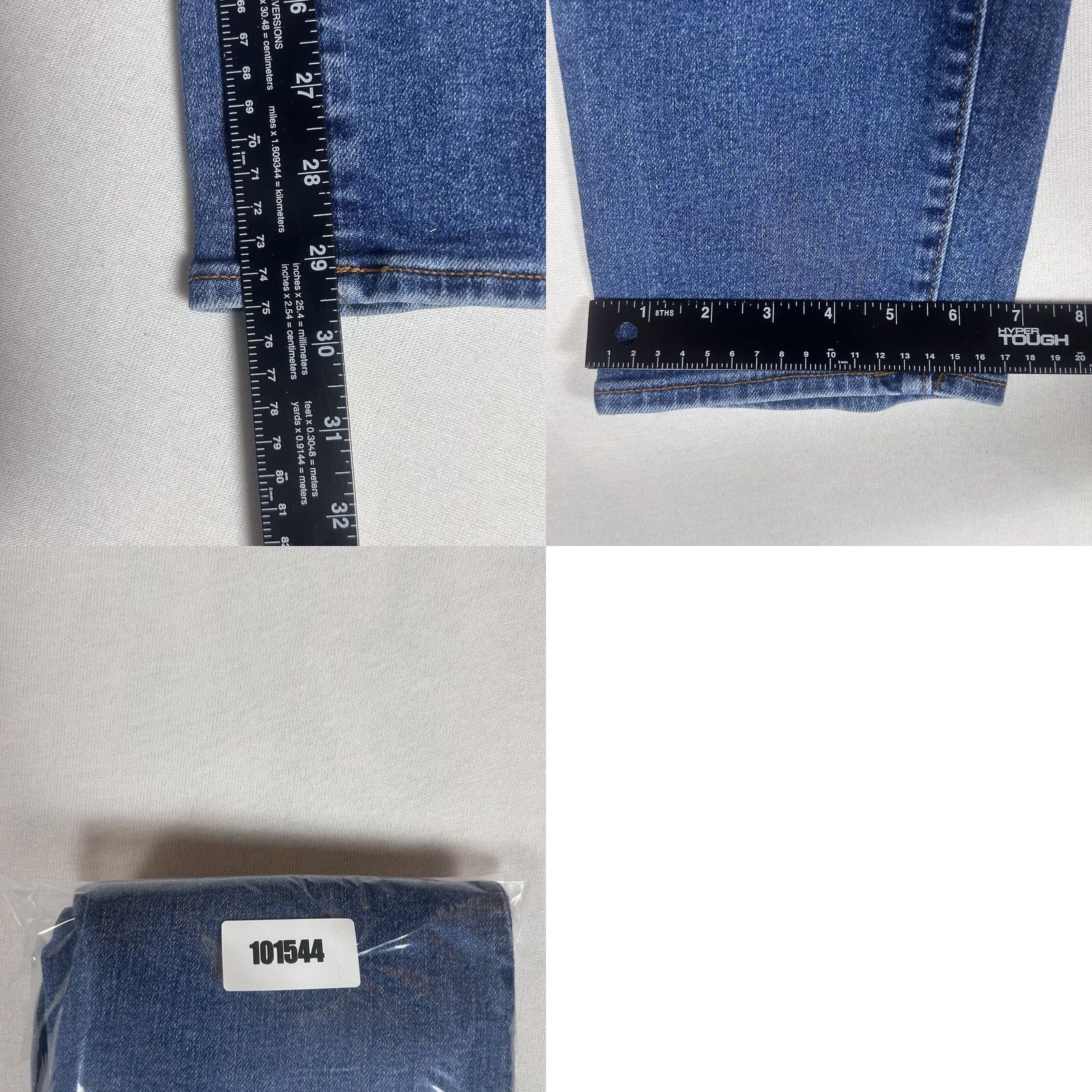 Lands' End Lands' End Mid Rise Curvy Skinny Jeans Womens Size 6 Medium Wash Denim Blue Jeans Size 28" / US 6 / IT 42 - 8 Thumbnail