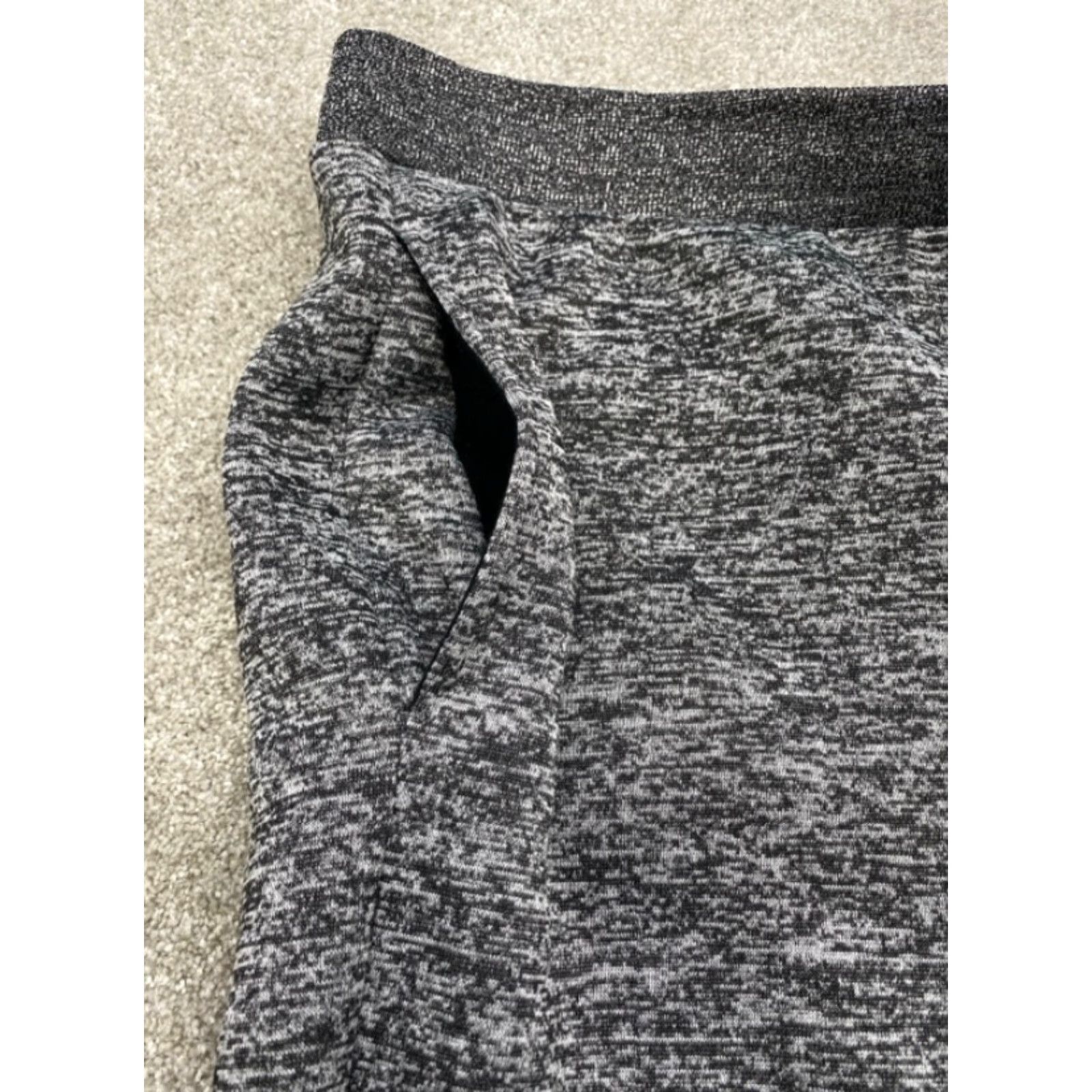 Vintage VINTAGE Red Ape Sweatpants Mens 3XL Black Gray Heather Fleece Drawstring Pockets Size US 40 / EU 56 - 6 Thumbnail