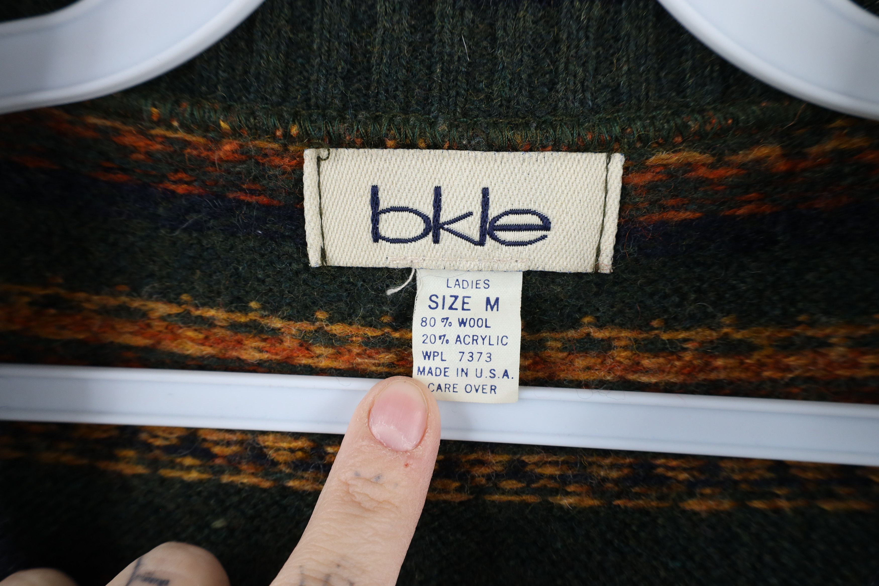 Vintage Vintage 90s Streetwear Rainbow Fair Isle Knit Sweater USA Size M / US 6-8 / IT 42-44 - 4 Thumbnail