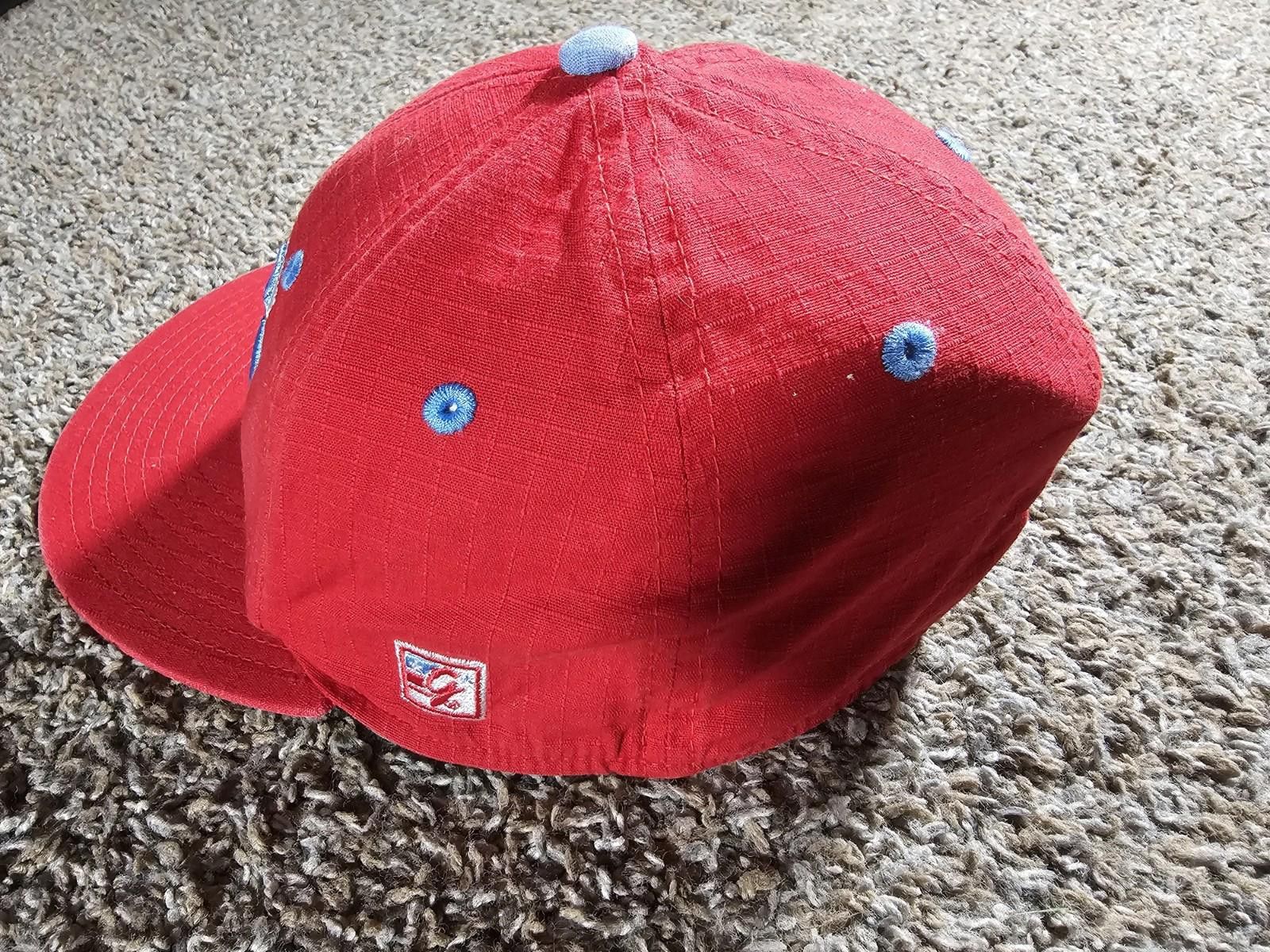 The Game WO Spartans Low Profile Fitted Flex S Red Hat APPROX 7 1/8 Size ONE SIZE - 4 Thumbnail