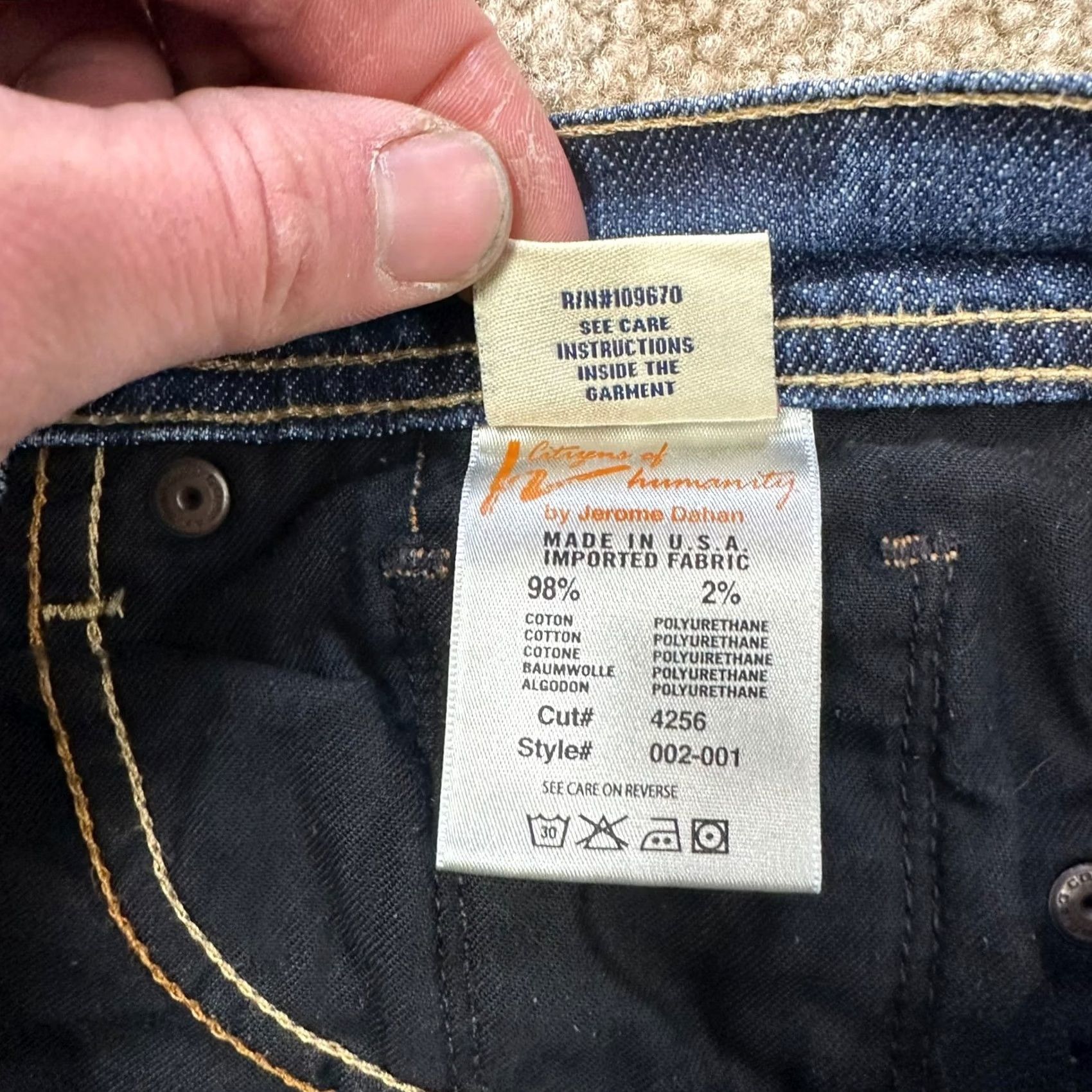 Citizens Of Humanity VINTAGE Citizens of Humanity Ingrid Flare Jeans Women 31 Blue Denim Size 24" / US 00 / IT 34 - 5 Thumbnail