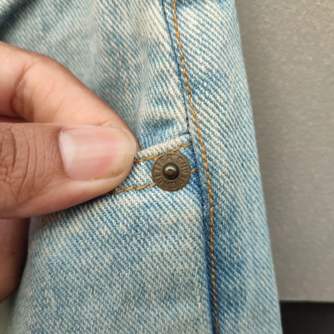 Jean Paul Gaultier × Vintage Vintage Gaultier Jeans Paris Blue Wash Jeans Denim Size US 27 - 3 Thumbnail