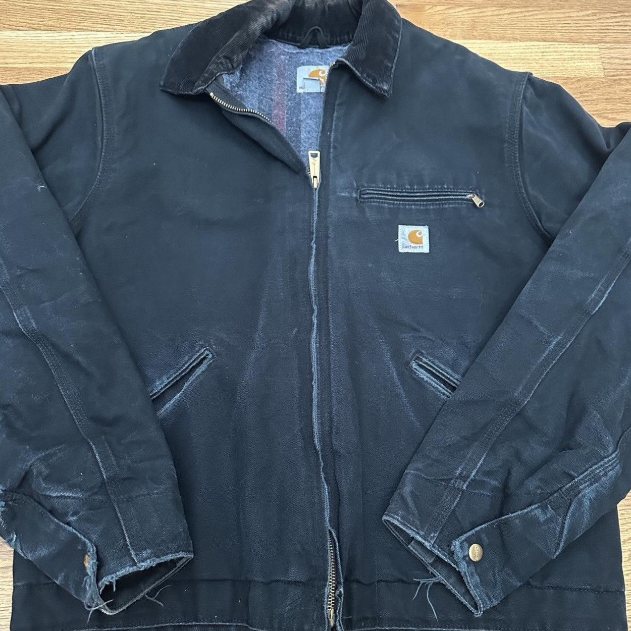 Carhartt Vintage black Carhartt Detroit Jacket J97 Size US L / EU 52-54 / 3 - 2 Thumbnail