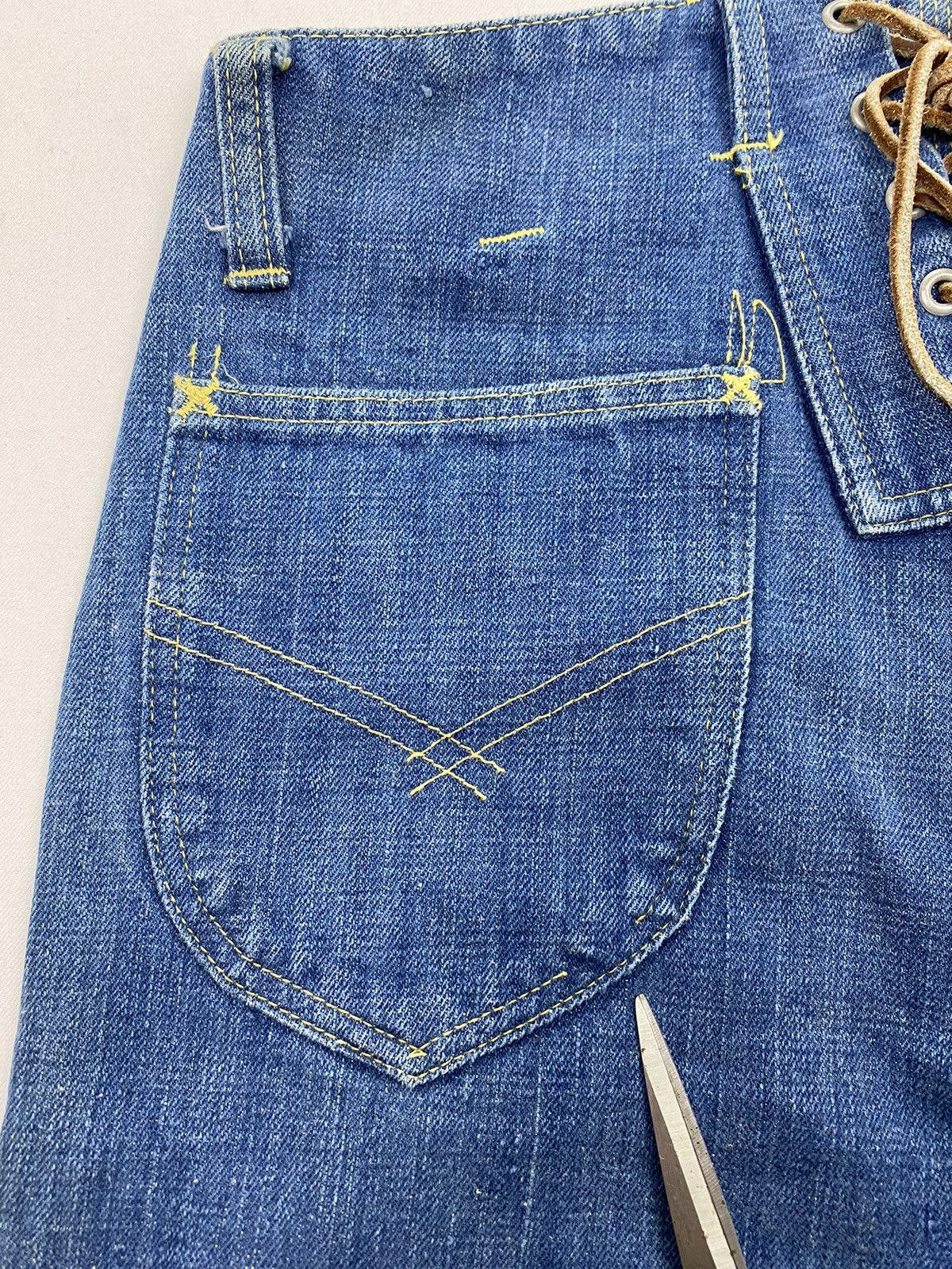 Sugar Cane Mihara Yasuhiro X Sugar Cane Selvedge Hybrid Flare Denim Size US 30 / EU 46 - 22 Thumbnail