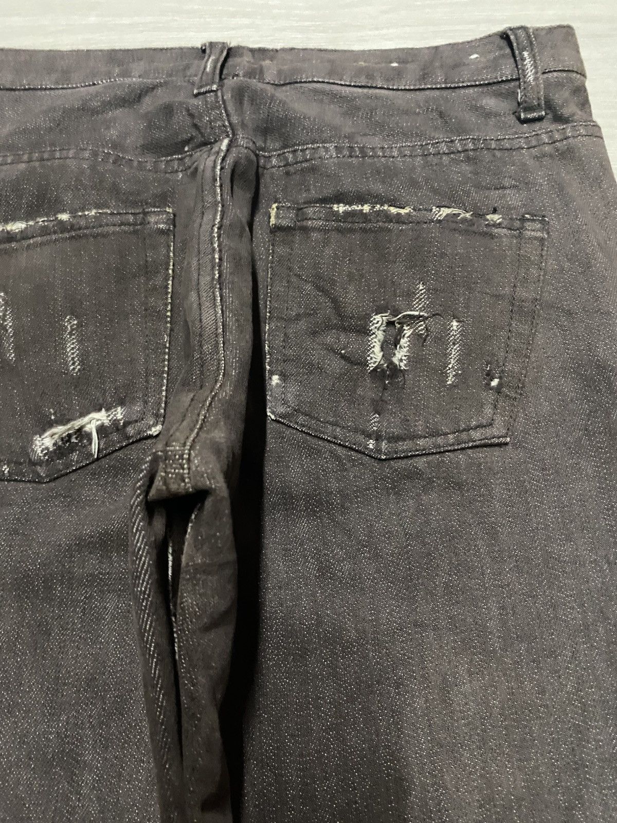 Japanese Brand Vintage Japanese Brand Distressed SLim Fit Streetwear Jeans Size US 29 - 12 Thumbnail