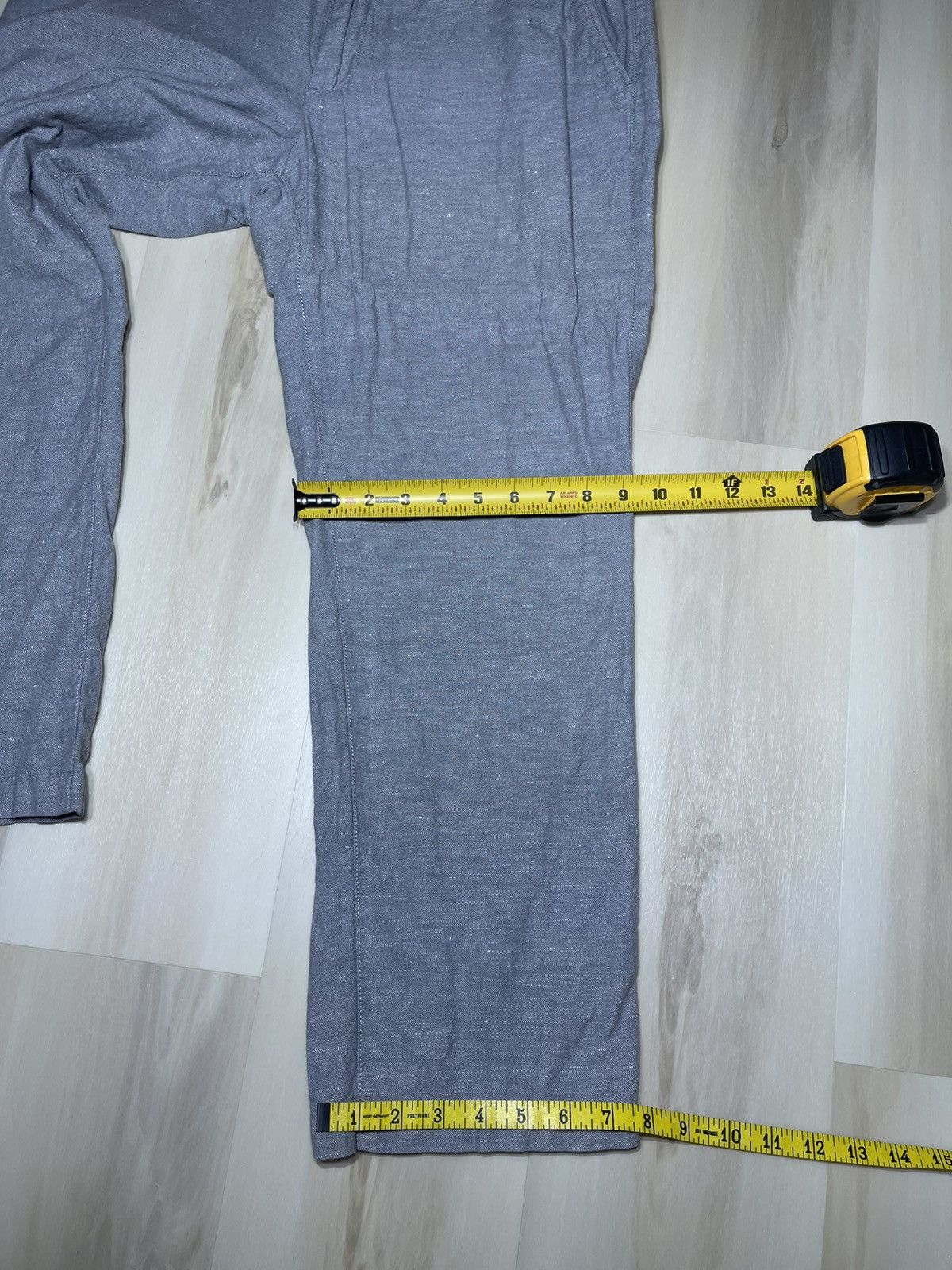 Banana Republic Banana Republic Linen Blend Chino Sz 35X30 Grey Kentfield Size US 35 - 8 Thumbnail