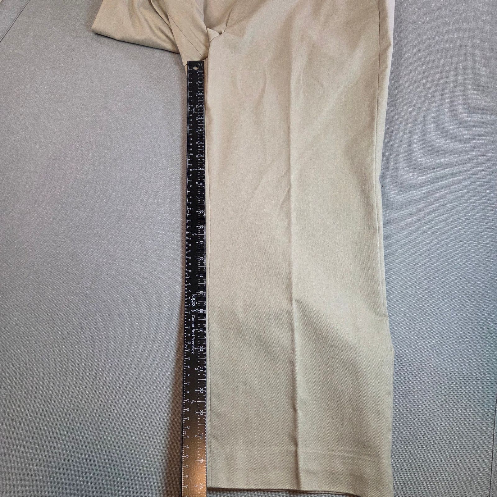 Vintage Knightsbridge Slacks 37x26 Khaki USA Cotton Blend Size US 38 / EU 54 - 8 Thumbnail