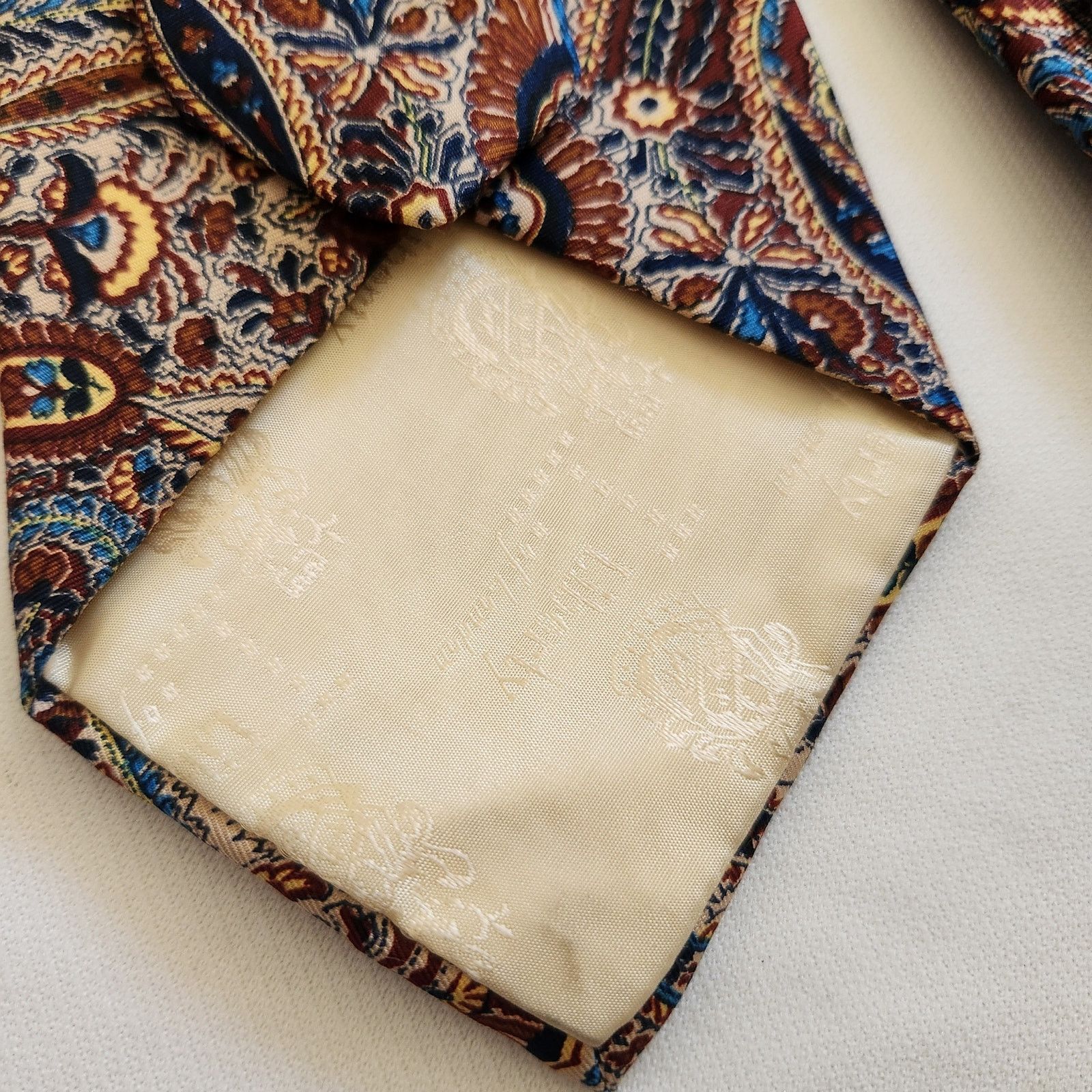 Liberty London Classic Liberty Of London Tie Silk Paisley 60s Vintage Size ONE SIZE - 5 Thumbnail