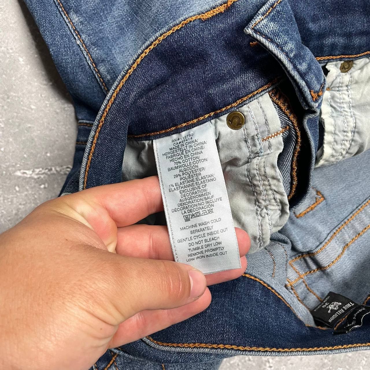 Other True Religion Rocco Skinny Relaxed Fit NF SN Jeans Blue Size US 30 / EU 46 - 12 Thumbnail