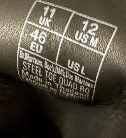 Dr. Martens × Rick Owens STEEL TOE QUAD Wraparound Lace Leather Platform Boots Size US 12 / EU 45 - 18 Thumbnail