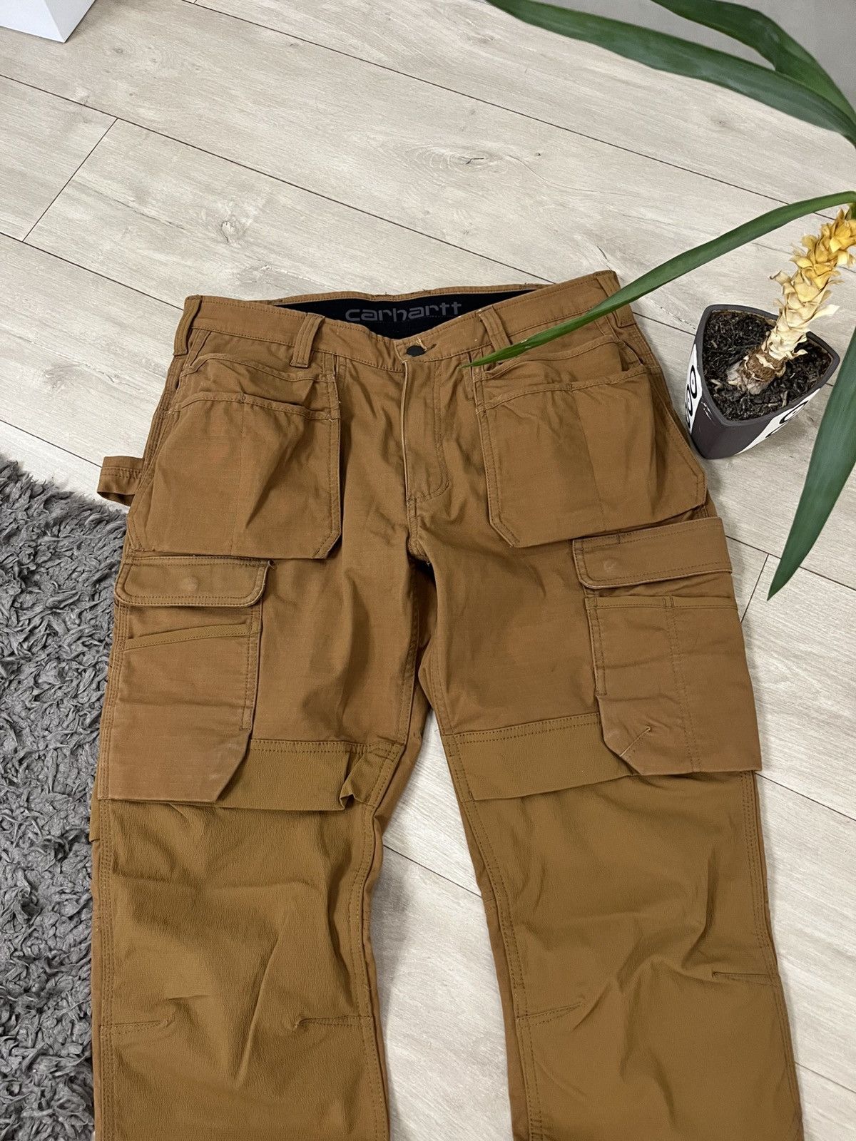 Carhartt 🔥90’s Carhartt Double Knee Cargo Y2k Carpenters Work Pants Size US 34 / EU 50 - 7 Thumbnail