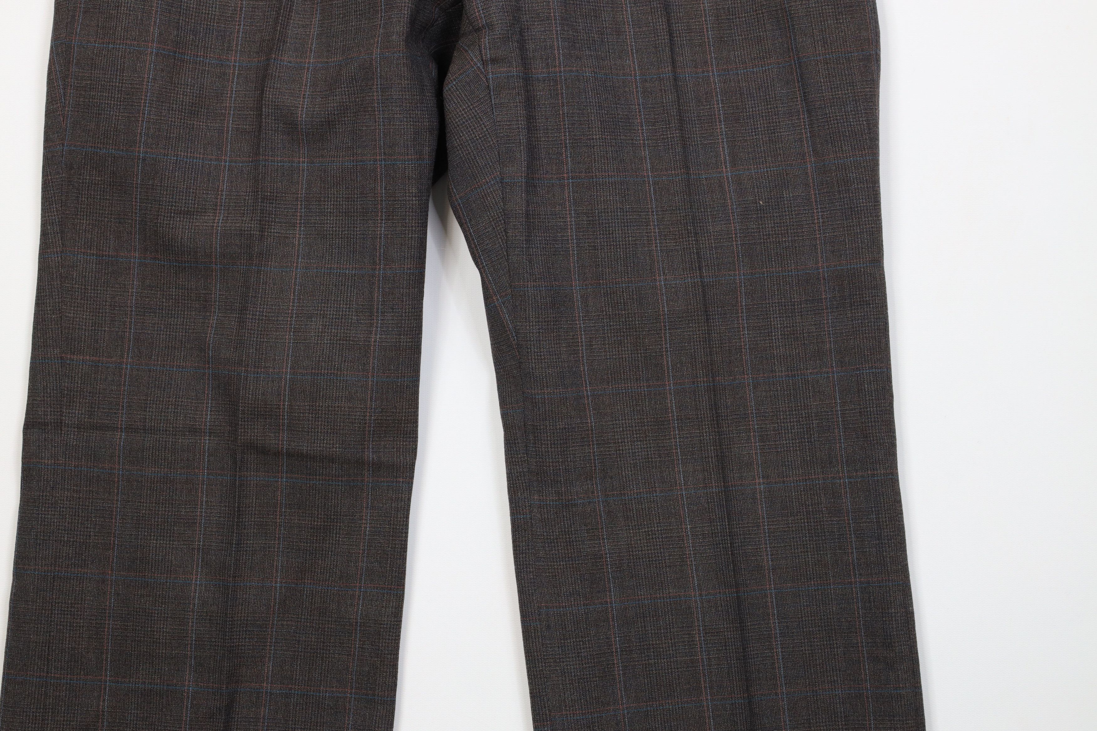 Vintage Vintage 70s Streetwear Flared Wide Leg Chino Pants Plaid USA Size US 34 / EU 50 - 4 Thumbnail