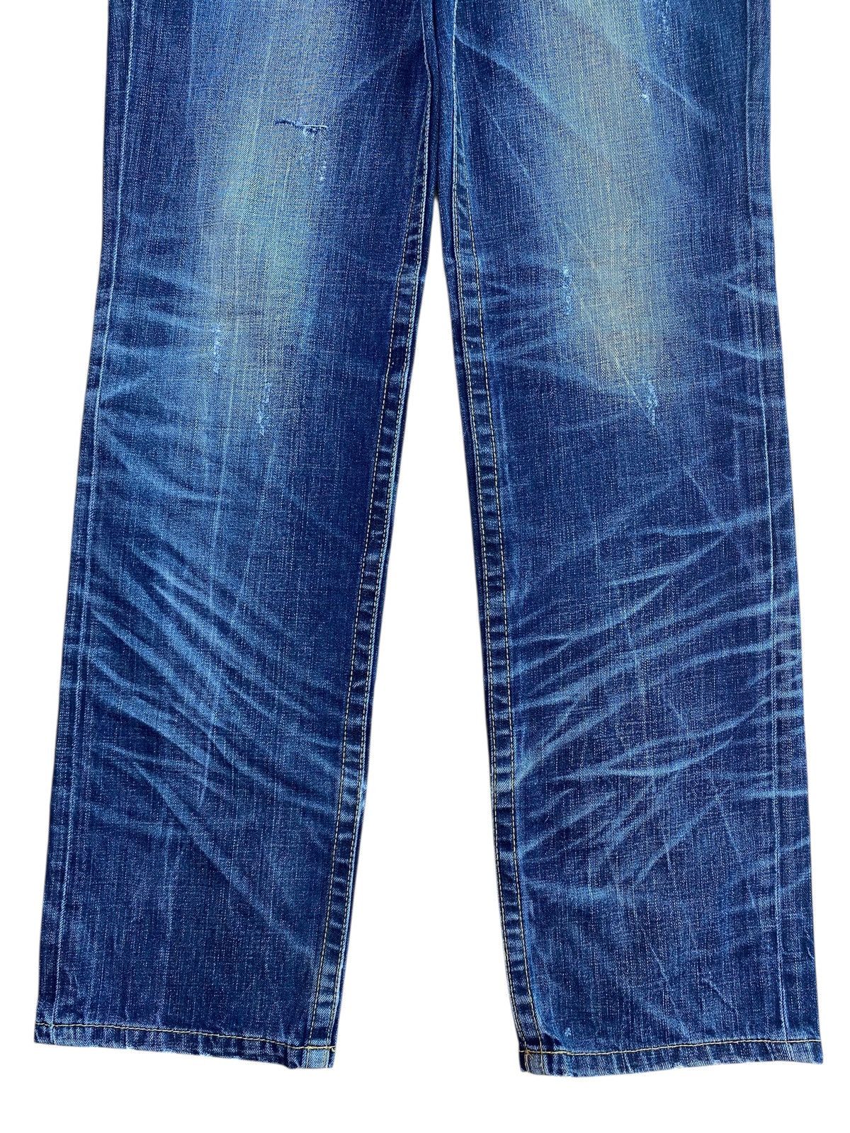 Other Lolita Club By Concert Blue Wash Style Whiskers Jeans Size US 34 / EU 50 - 9 Thumbnail