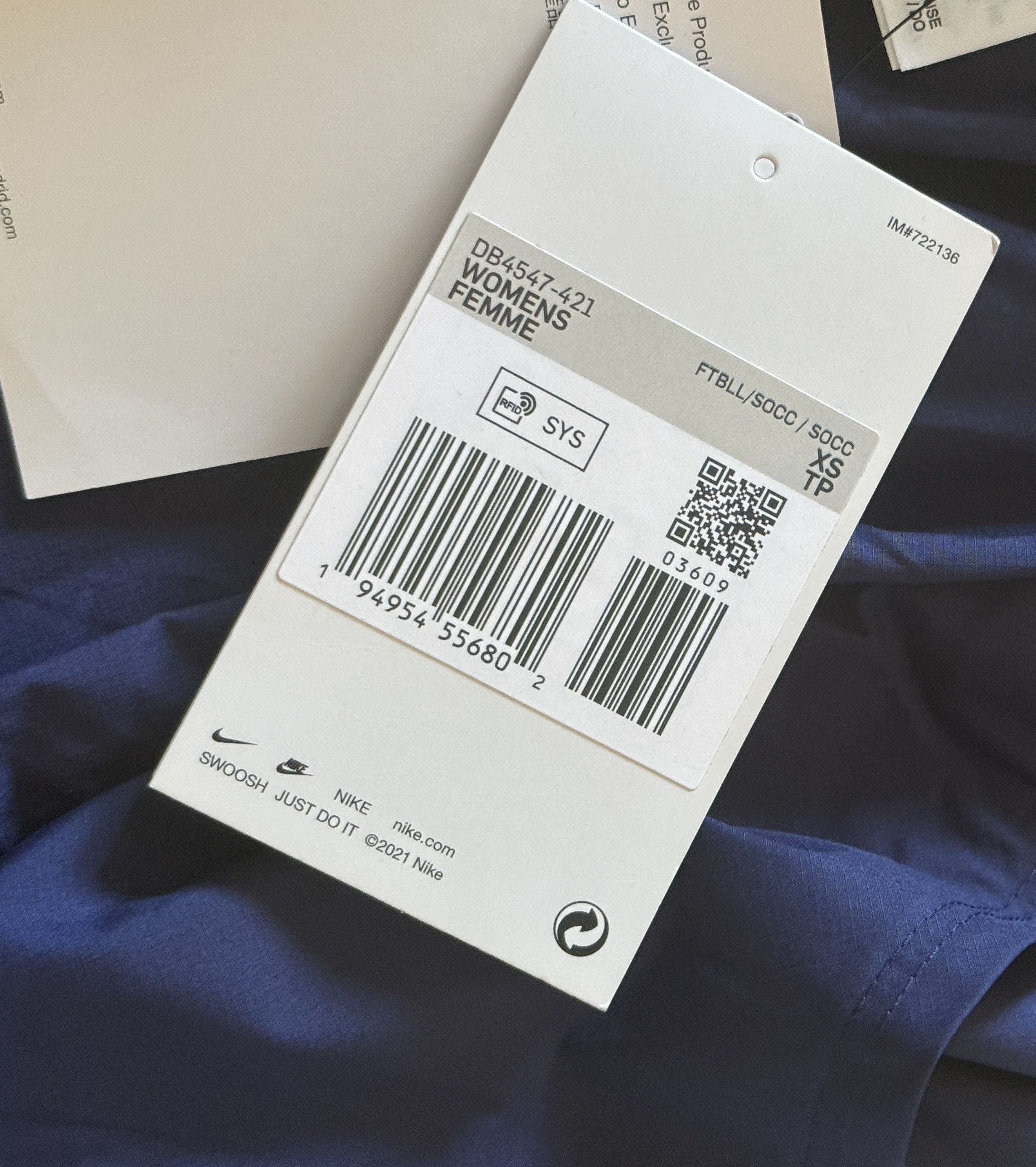 Nike NIKE X Atlético Madrid 2021 22 DB4547-421 SIZE XS Size 26" / US 2 / IT 38 - 4 Thumbnail
