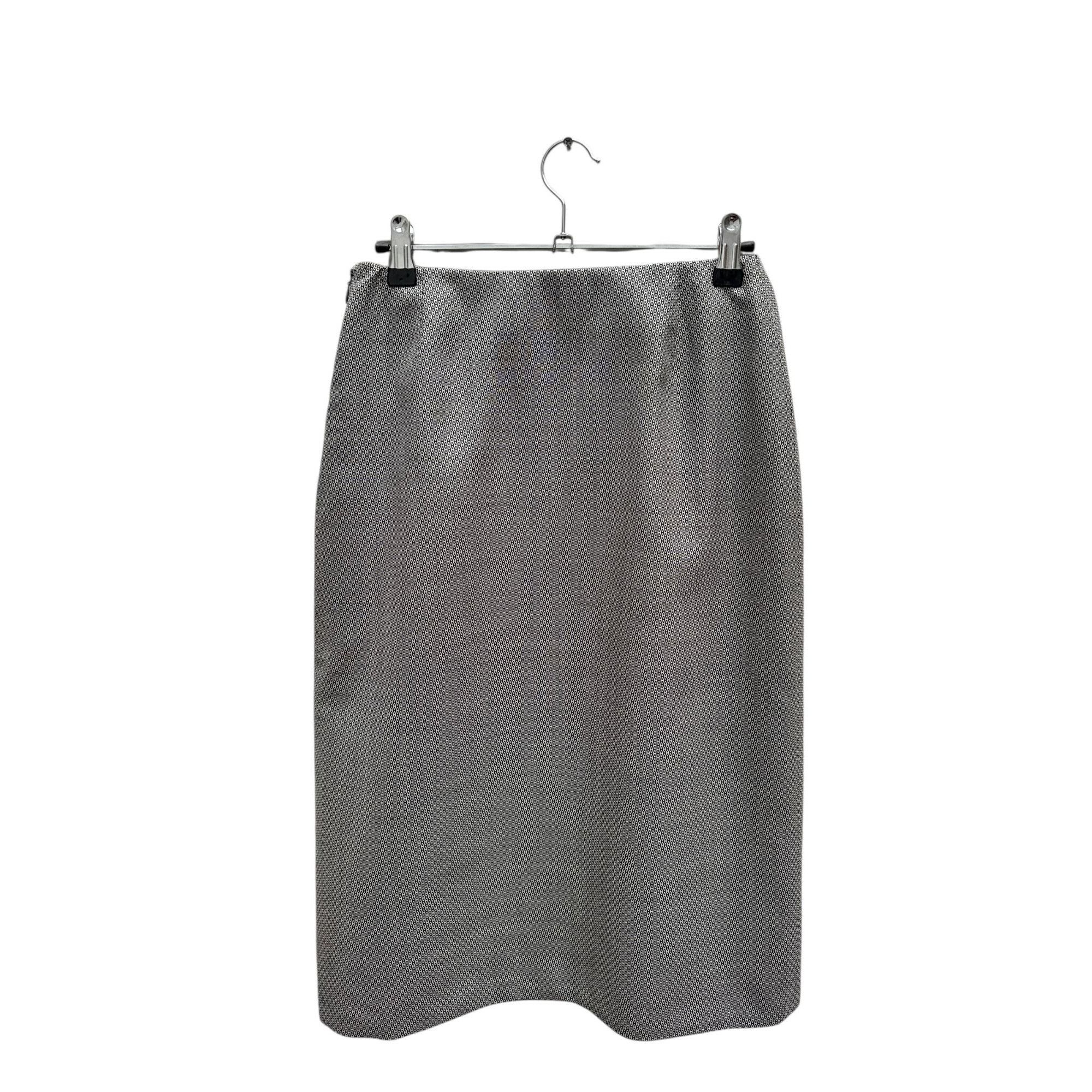 Hermes Grey “H” Monogram Wrap Skirt Size 26" / US 2 / IT 38 - 3 Thumbnail