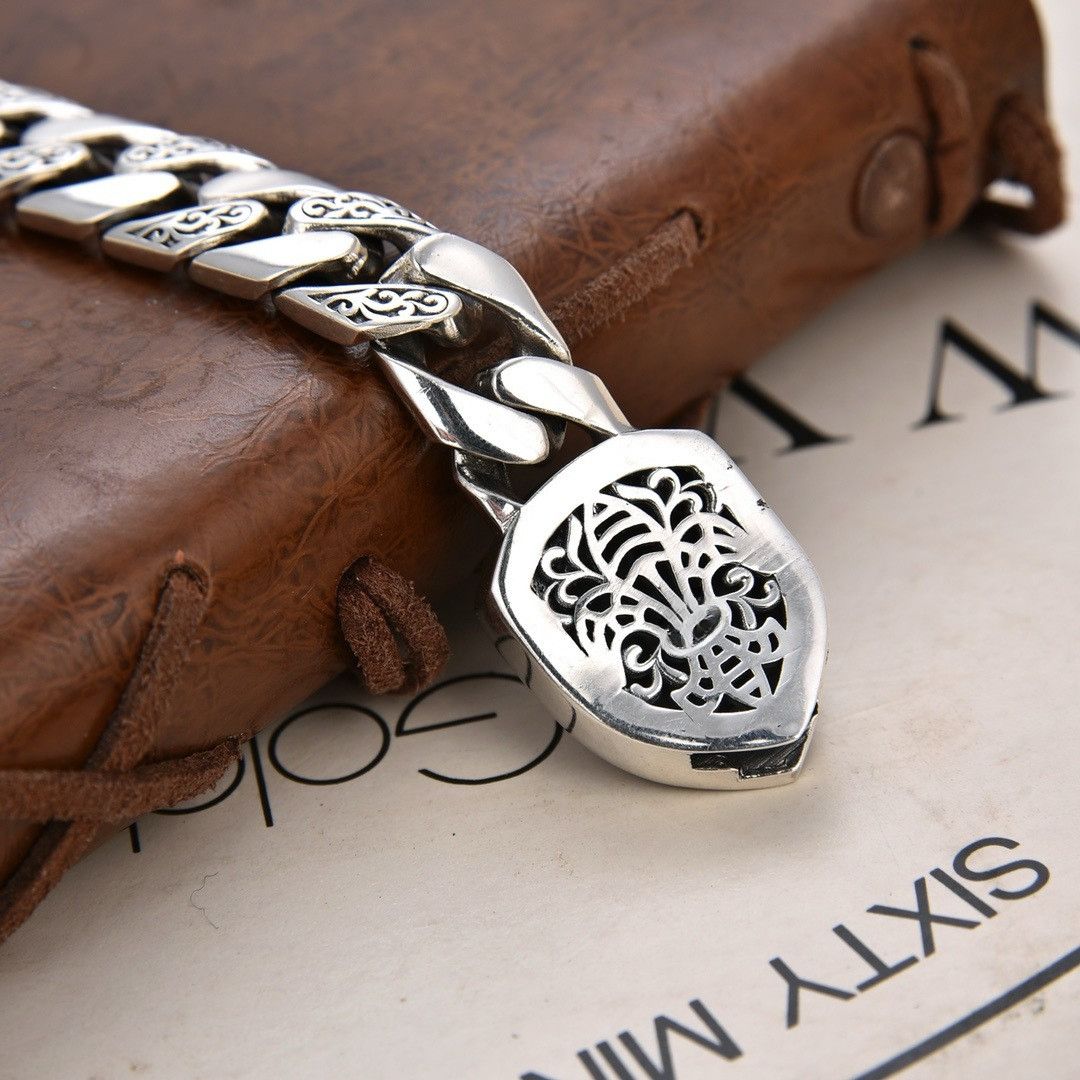 Other 20cm Domineering Lion Cuban Chain Bracelet Size ONE SIZE - 4 Thumbnail