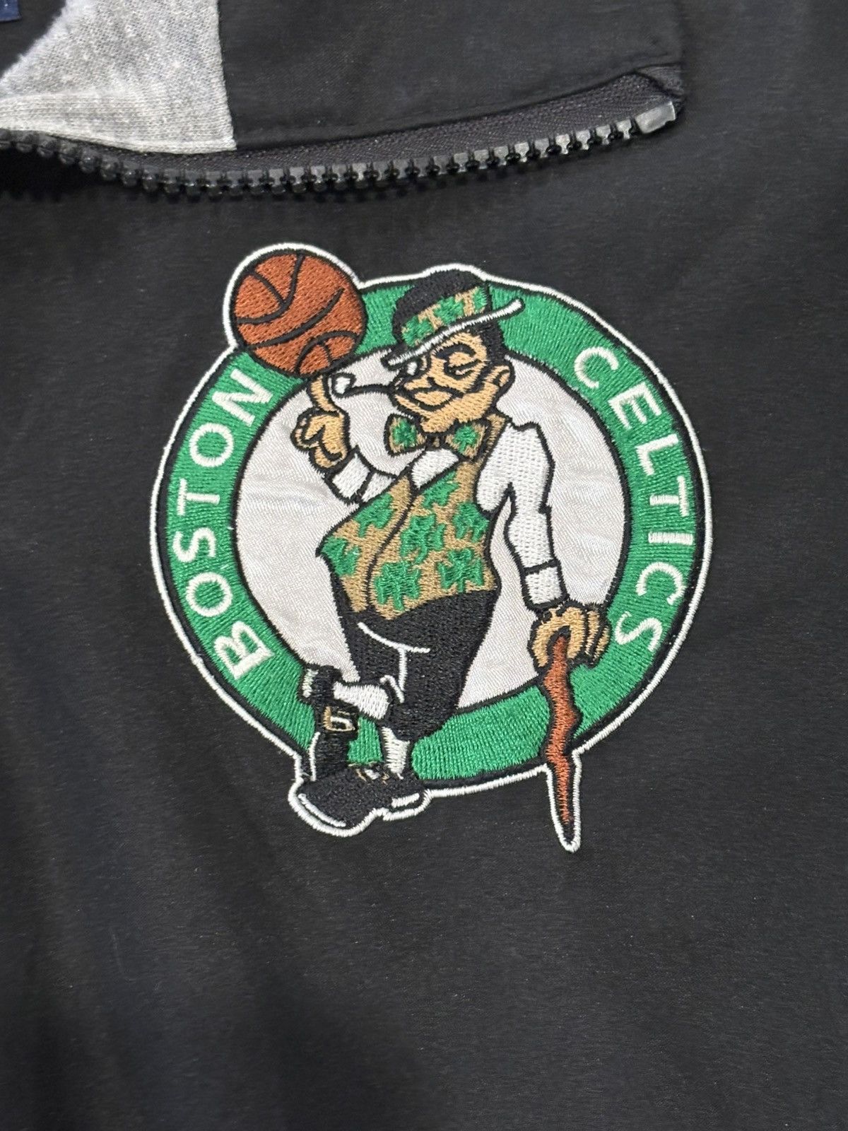 NBA NBA Boston Celtics Quarter Zip Windbreaker Jacket Size US XL / EU 56 / 4 - 3 Thumbnail