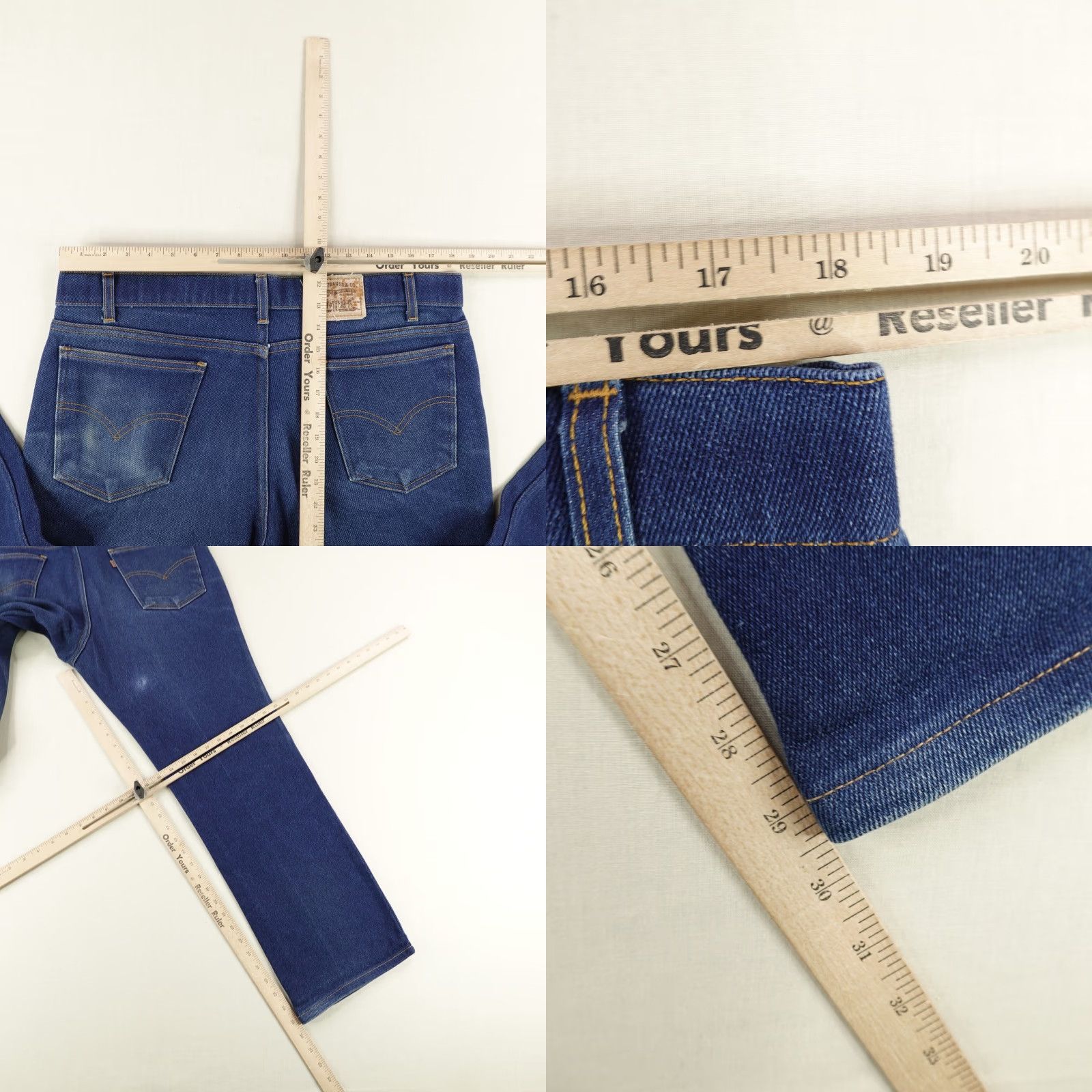 Levi's VINTAGE Levi's Jeans Mens 38x31 Blue Denim 547 Brown Tab Faded Straight Leg 90s Levis 5047-2317 Mens Jeans Size US 38 / EU 54 - 8 Thumbnail